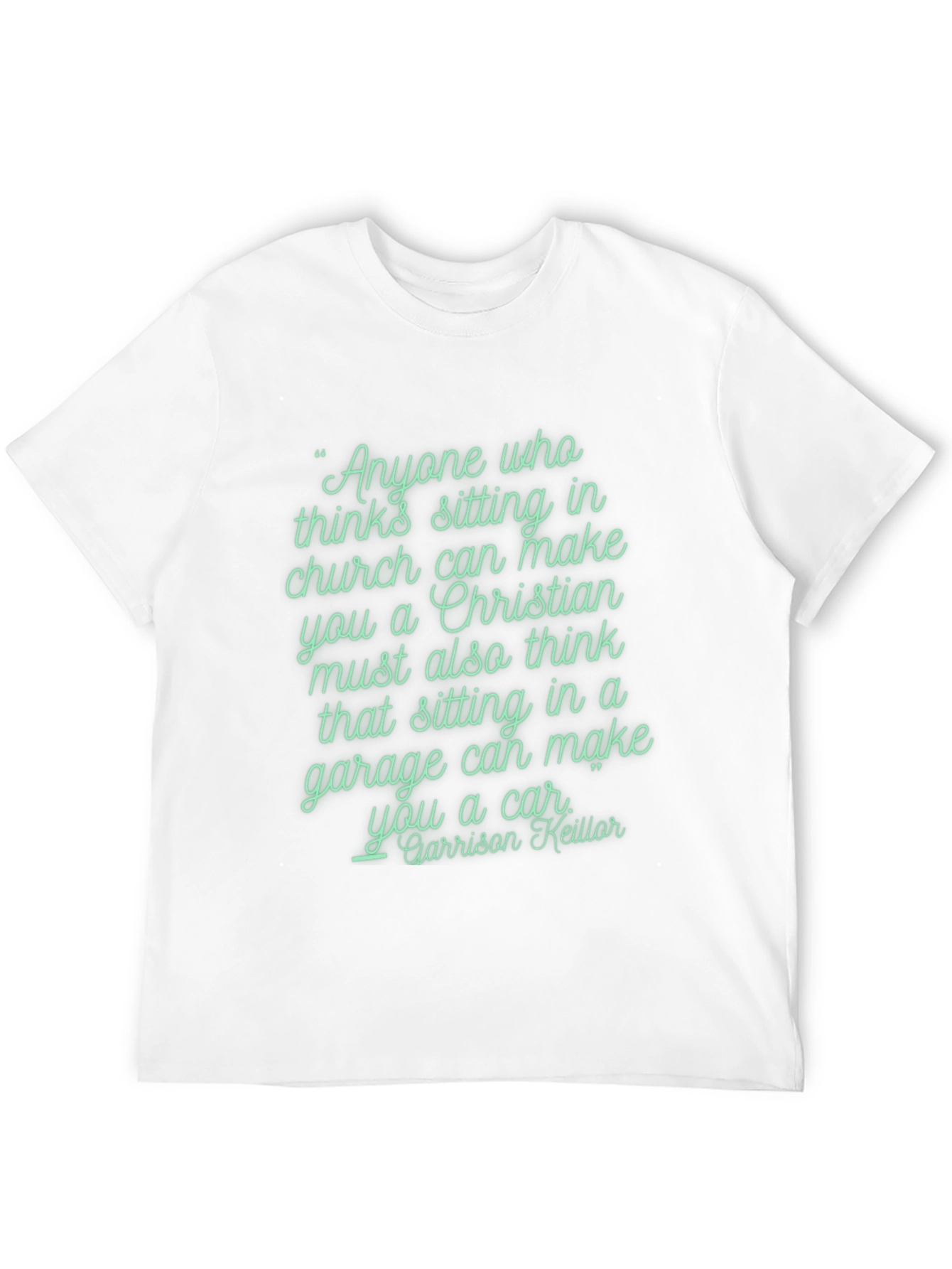 Black Christian vs Garage Car T-Shirt view 12