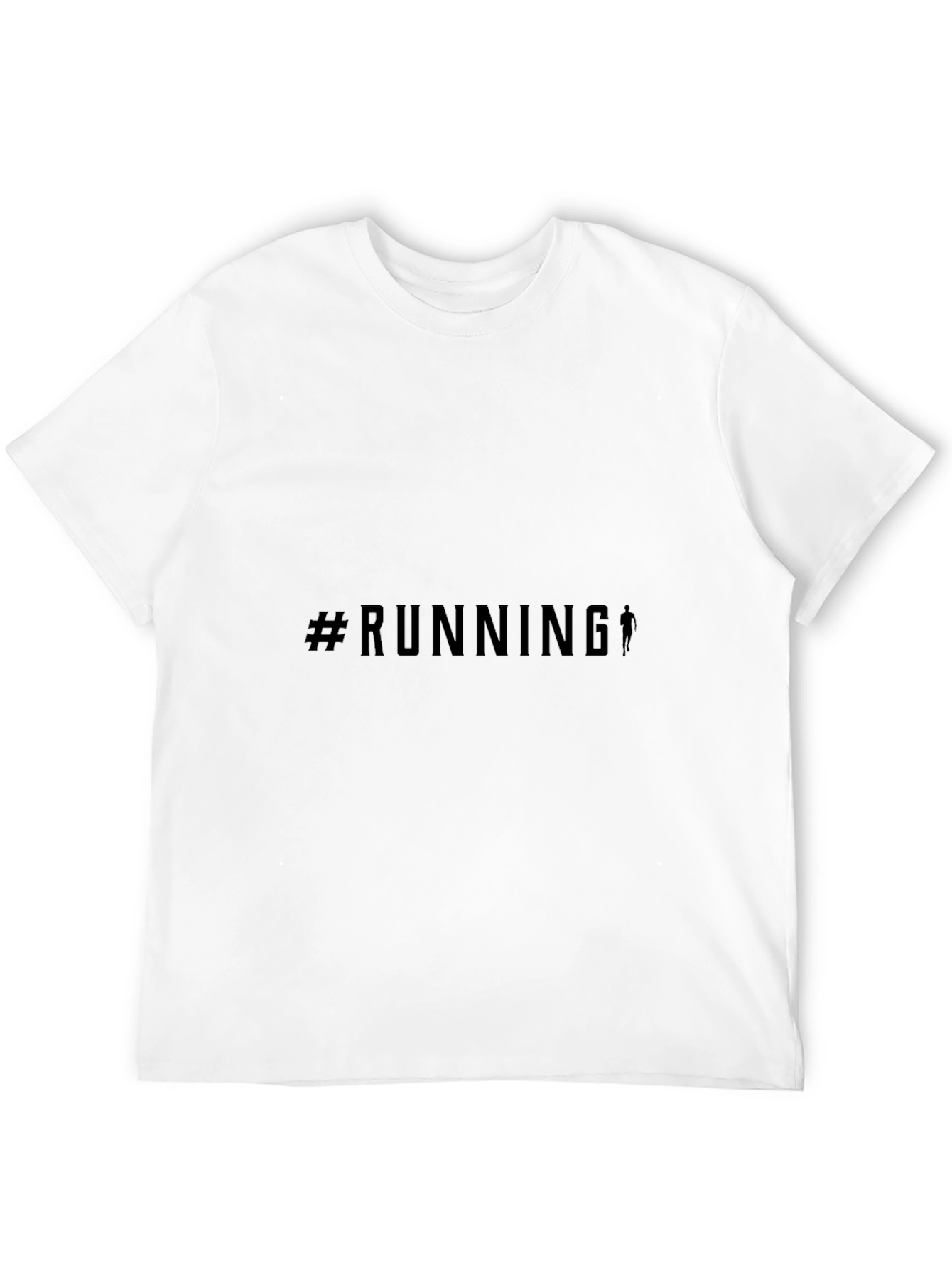 Black Running Enthusiast T-Shirt - Black view 12