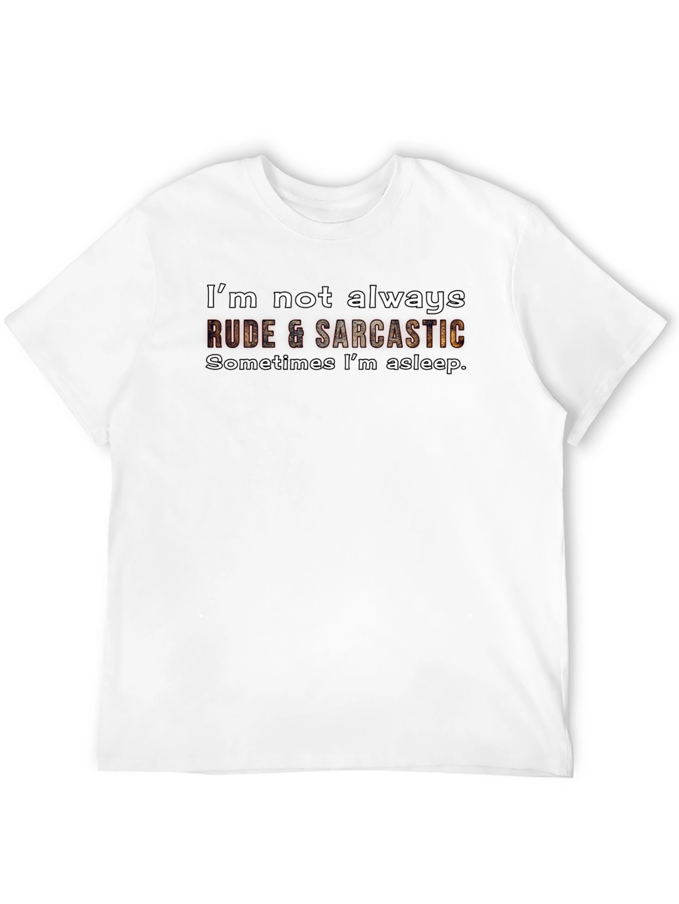 Black Funny Graphic T-Shirt - Rude & Sarcastic view 12