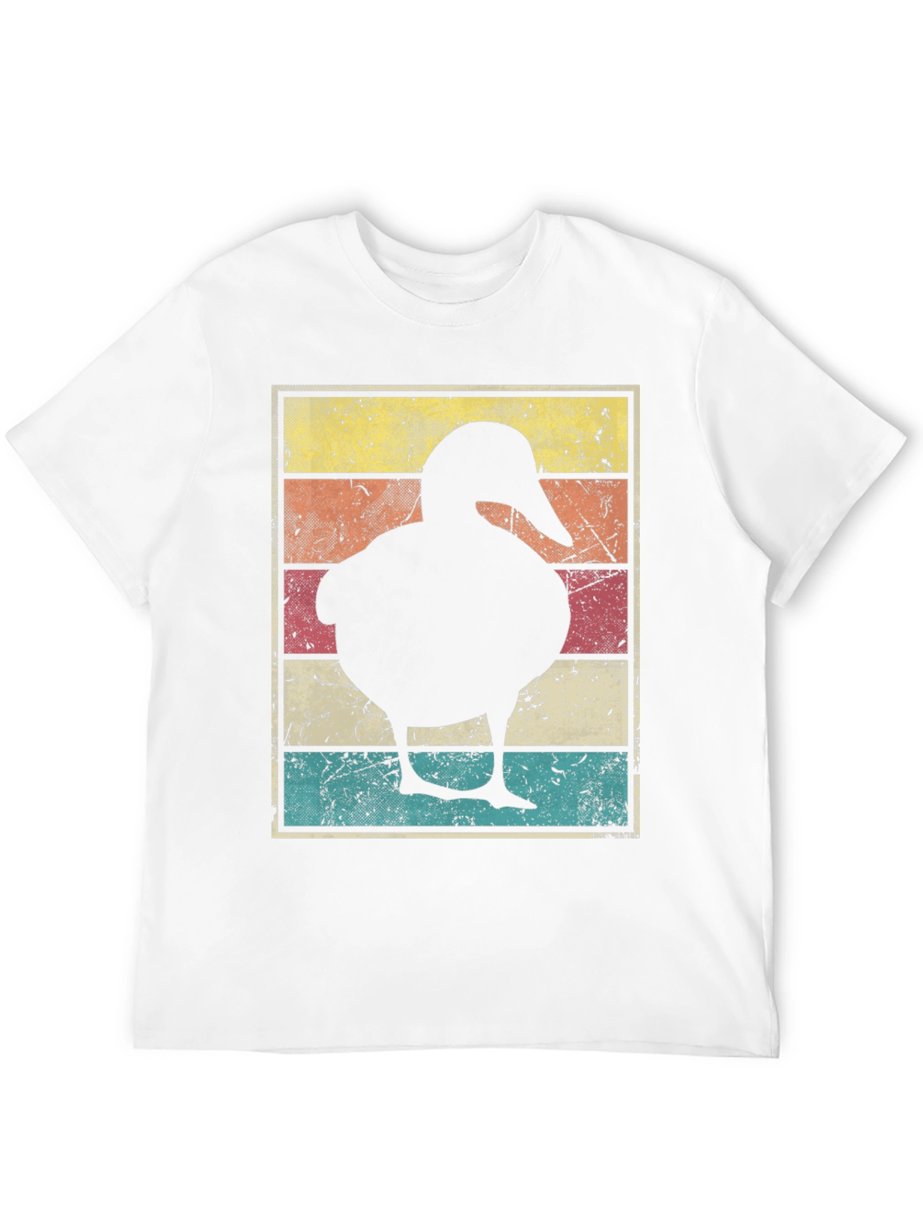 Black Retro Duck Graphic Tee view 12