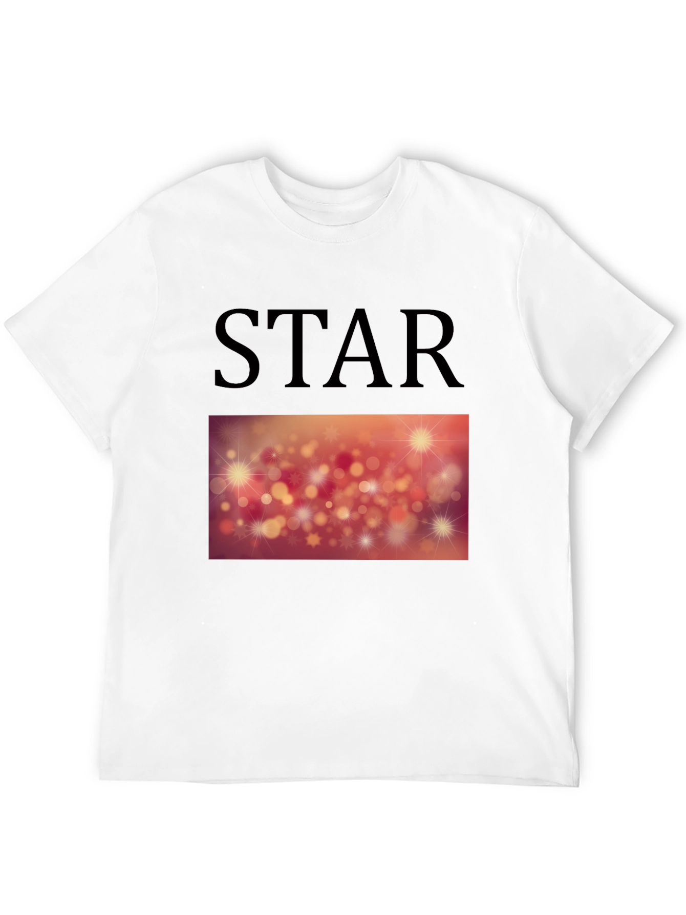 Black Starry Night Black T-Shirt view 12