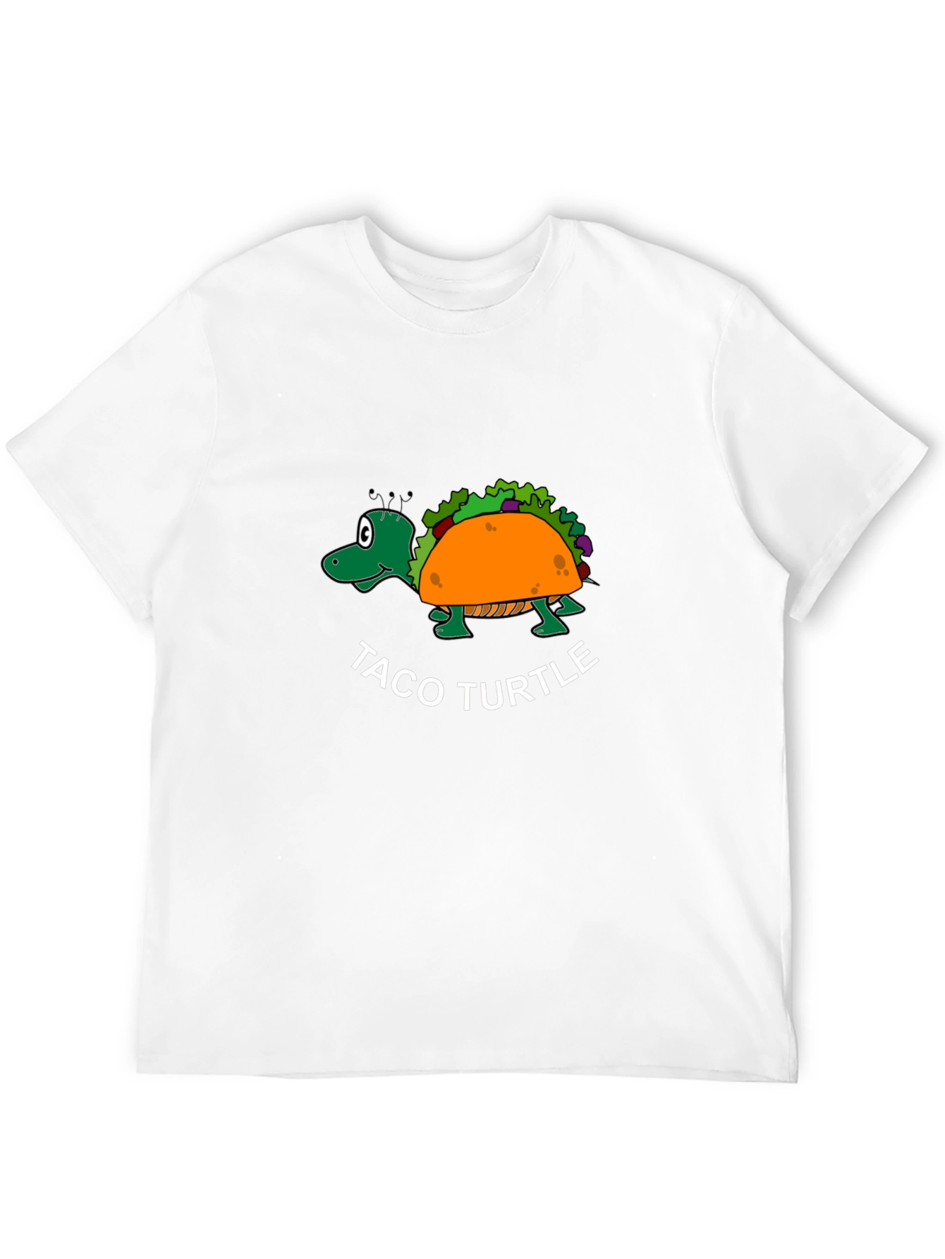 Black Taco Turtle Black T-Shirt - Funny Graphic Tee view 12