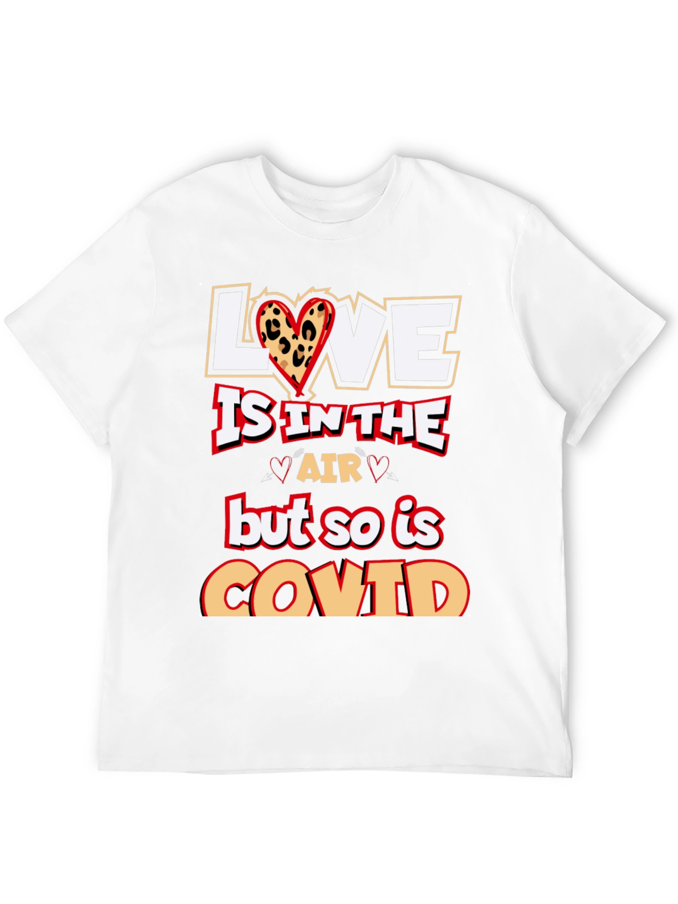 Black Love is in the Air COVID T-Shirt view 12