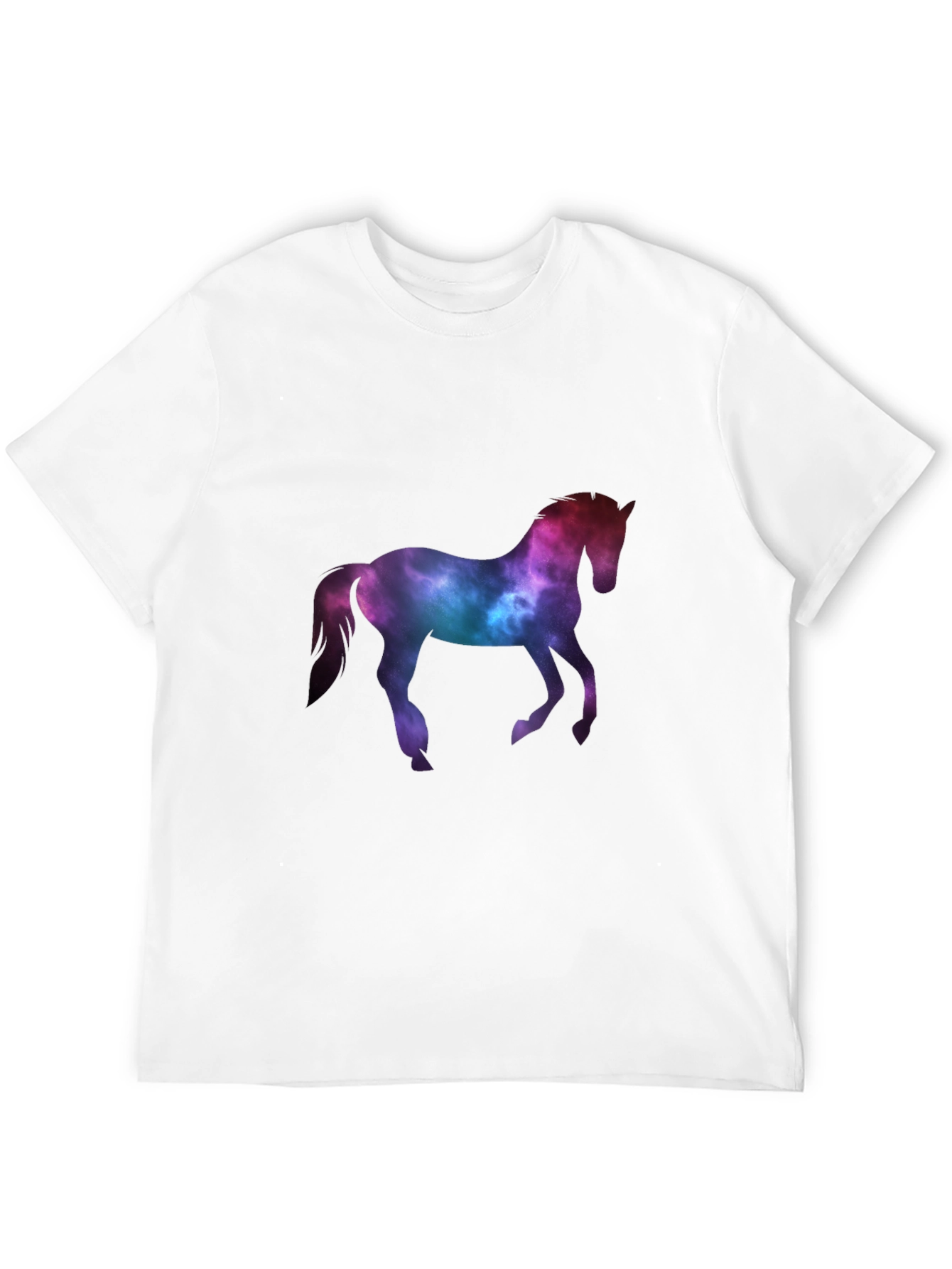 Black Cosmic Horse Graphic Tee - Black T-Shirt view 12