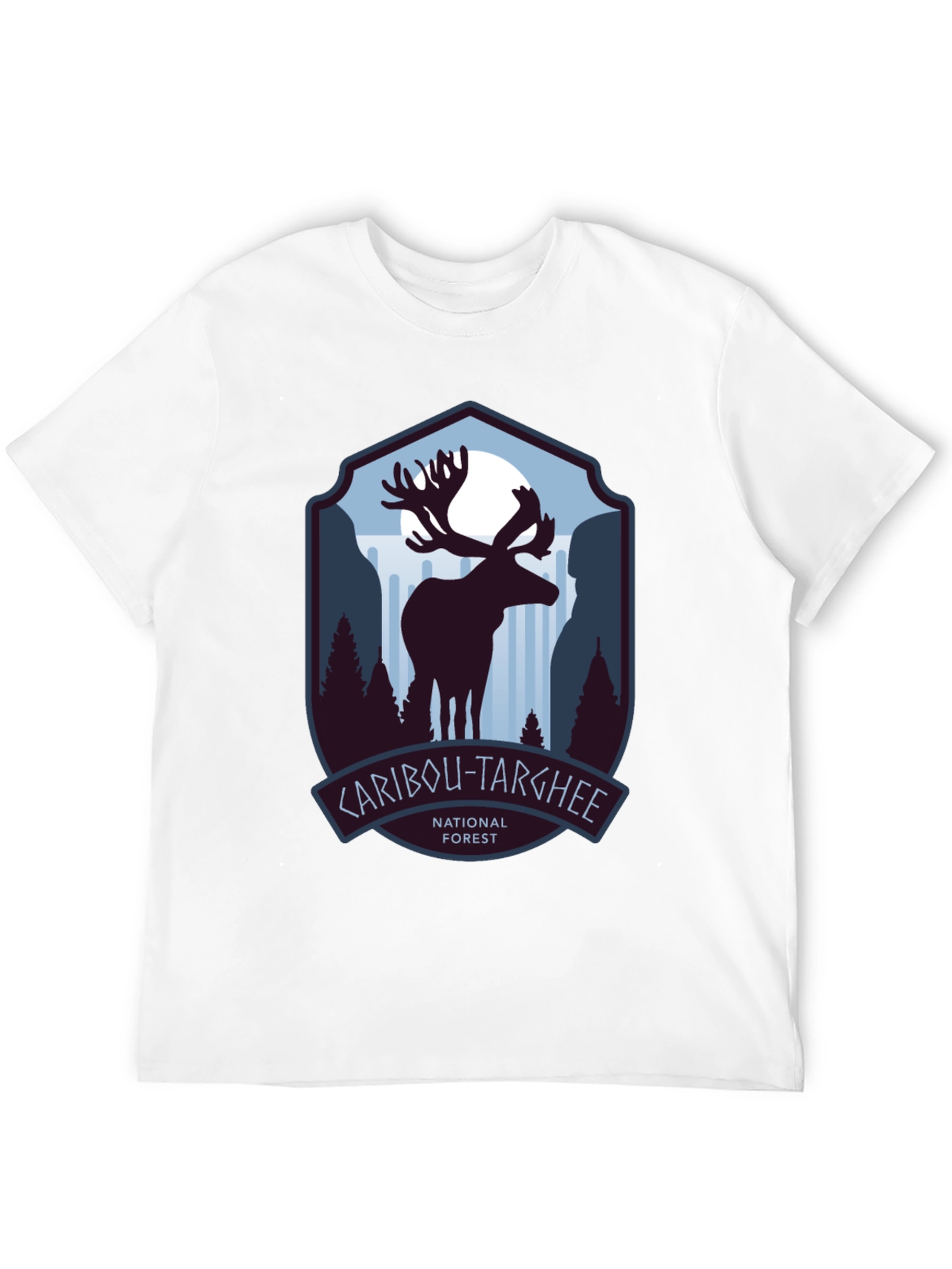 Black Caribou-Targhee National Forest T-Shirt view 12