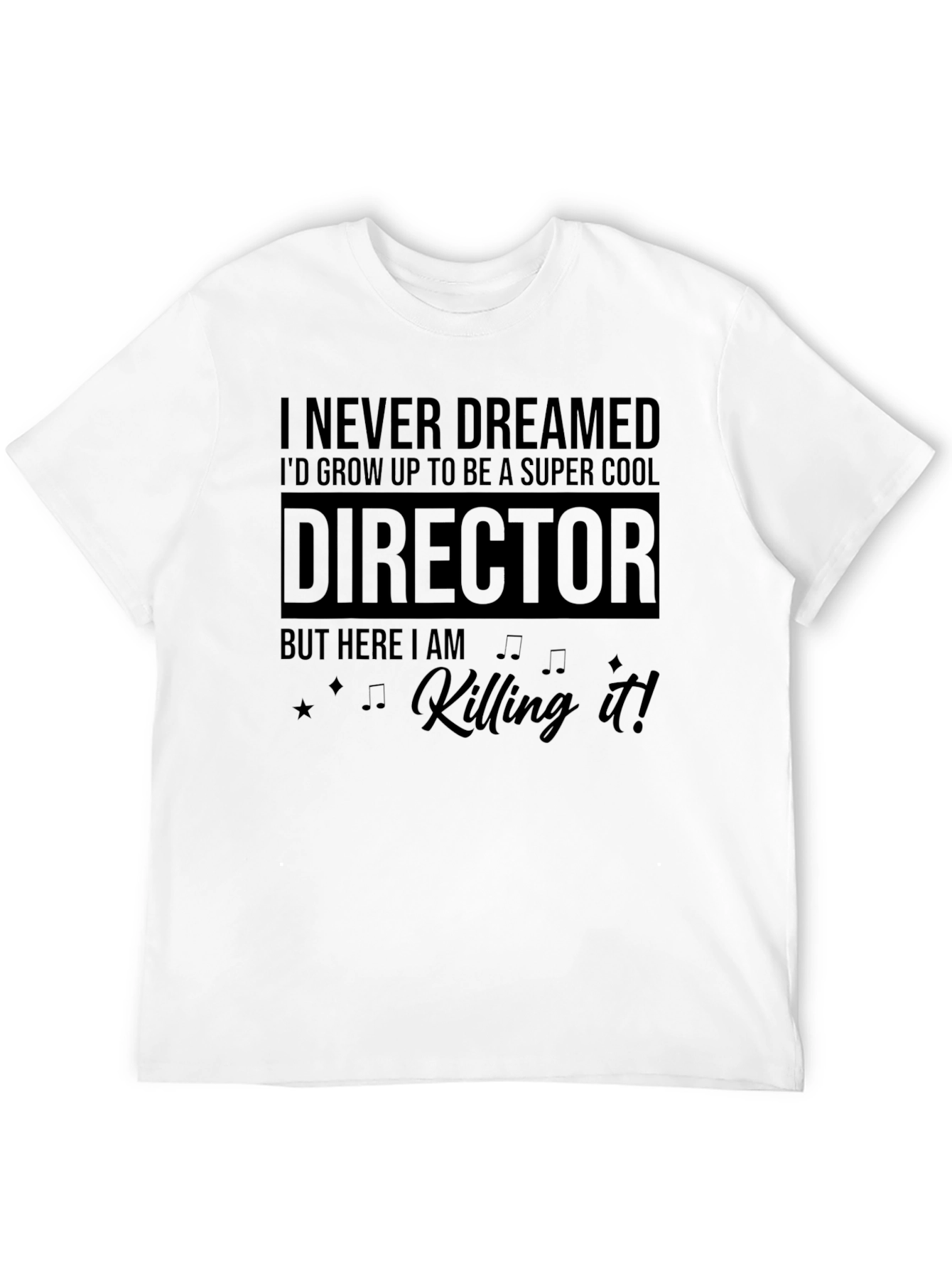 Black Super Cool Director T-Shirt view 12