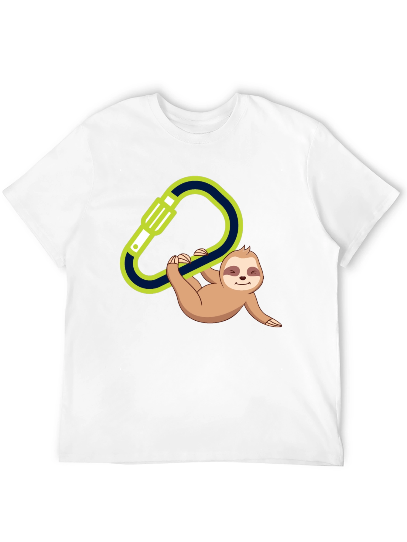 Black Climbing Sloth T-Shirt view 12