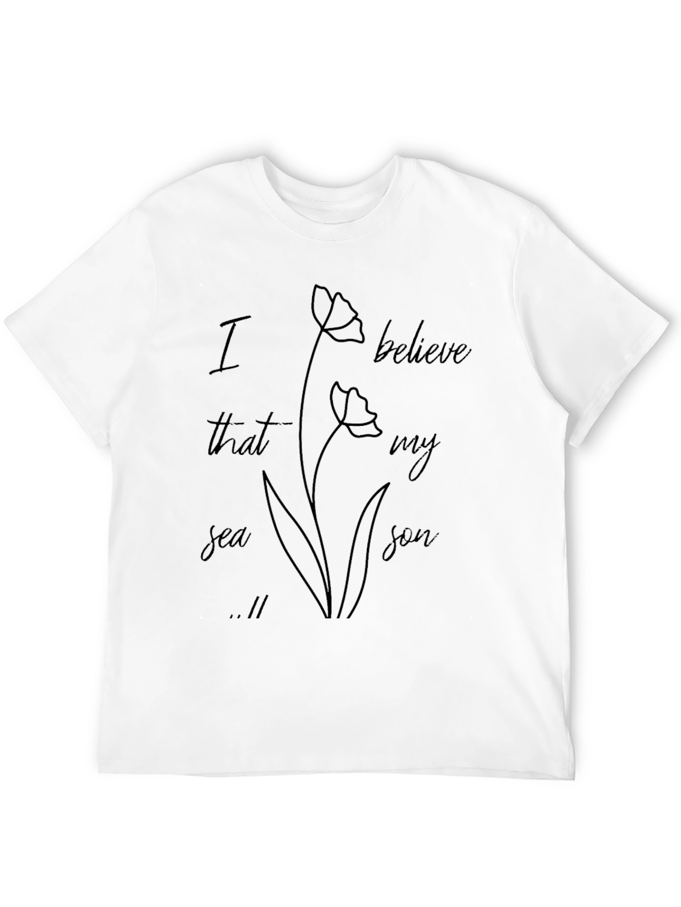 Black I Believe That My Sea Son T-Shirt view 12