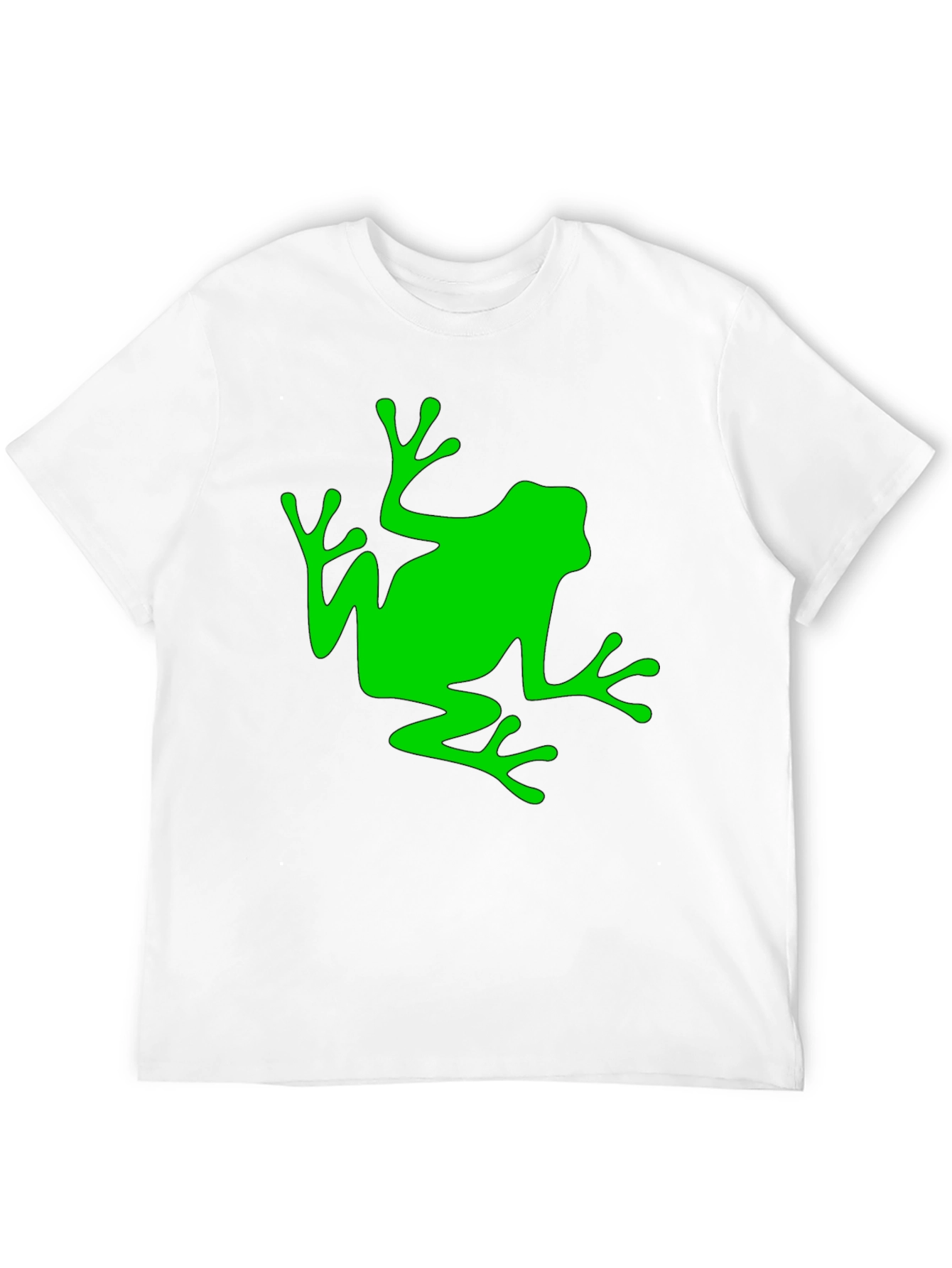 Black Frog Graphic Tee - Black Cotton Blend Shirt view 12