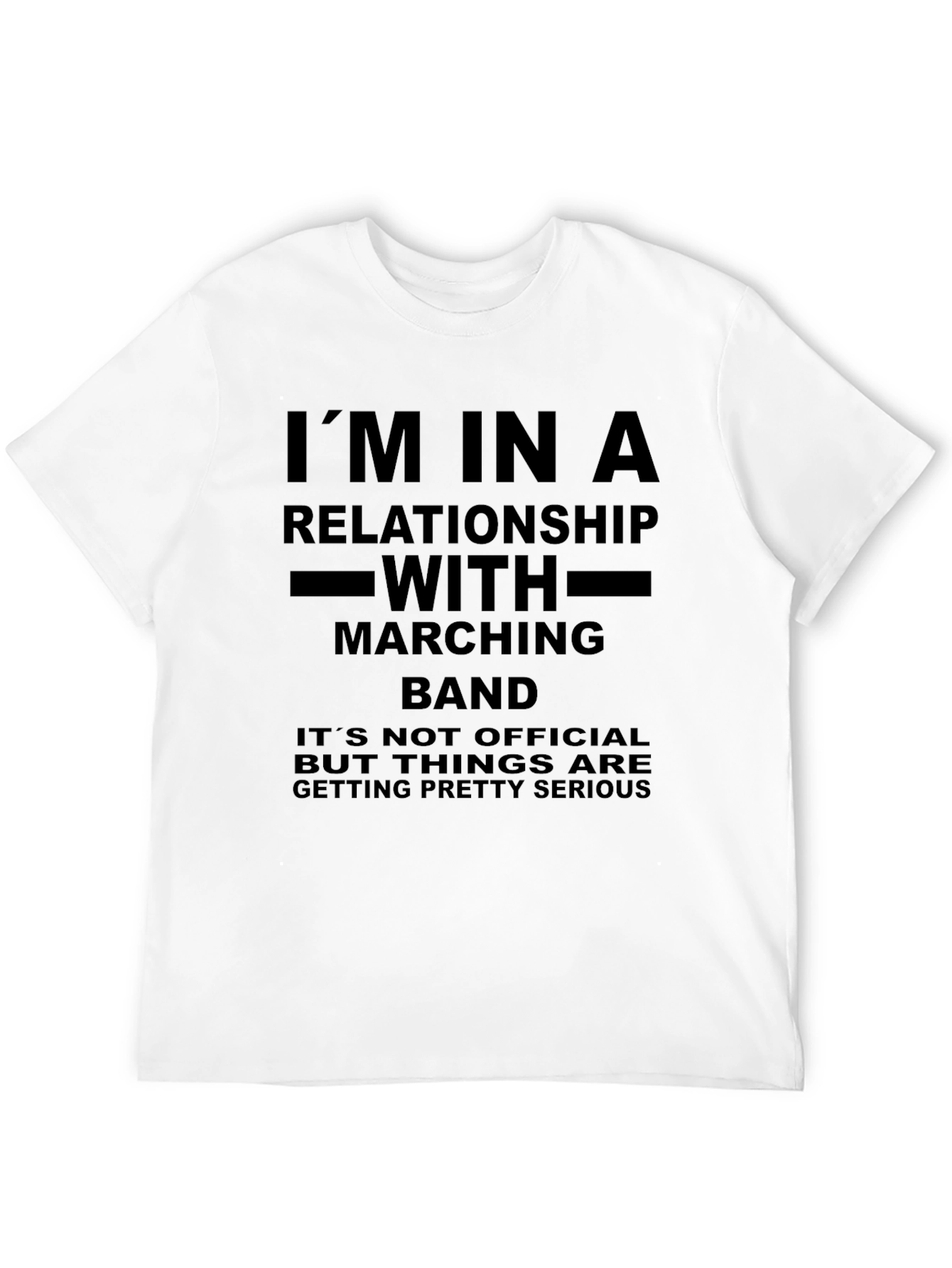 Black Marching Band Relationship T-Shirt - Funny Band Lover Tee view 12