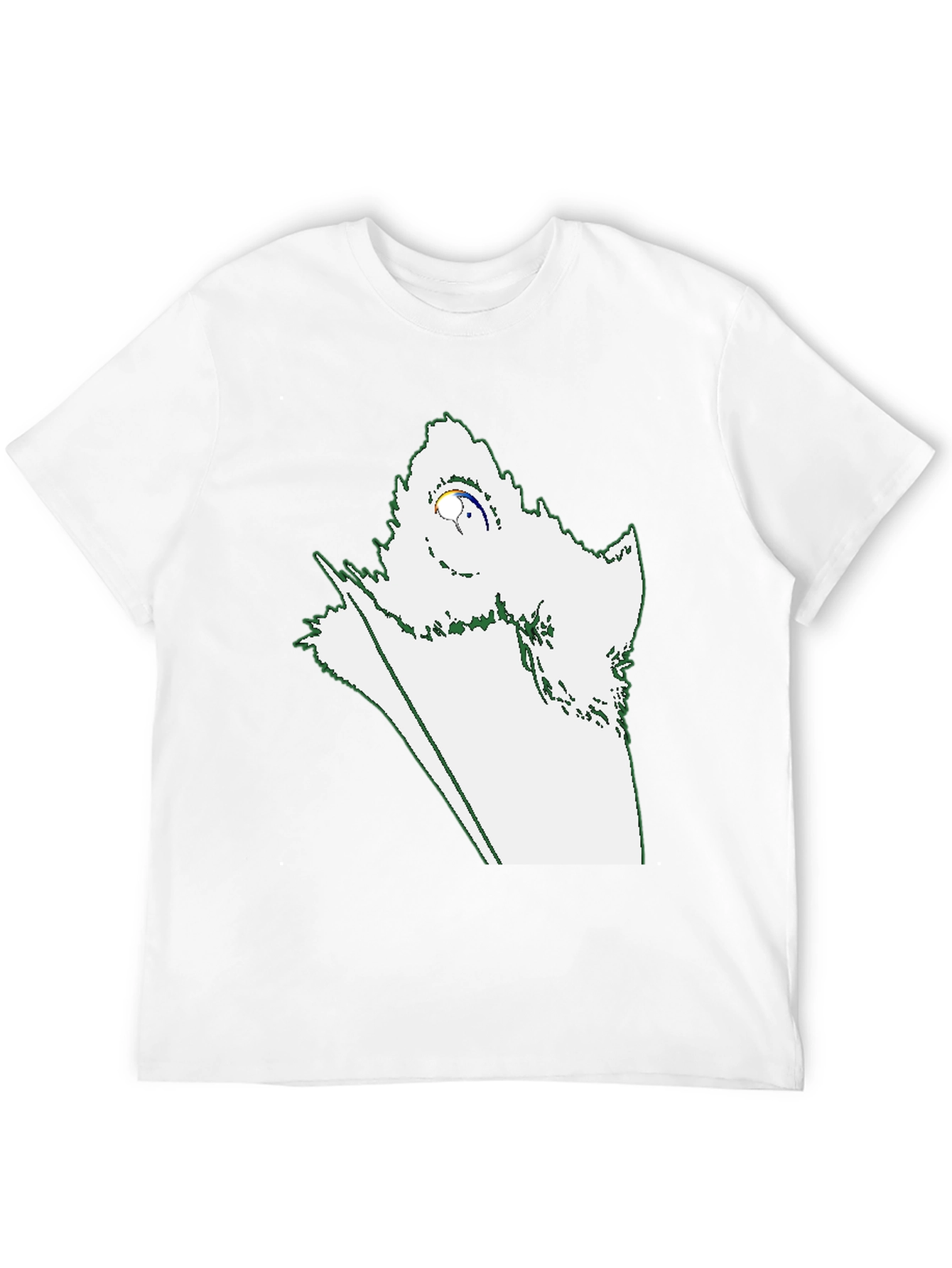 Black Abstract Graphic Print Black T-Shirt view 12