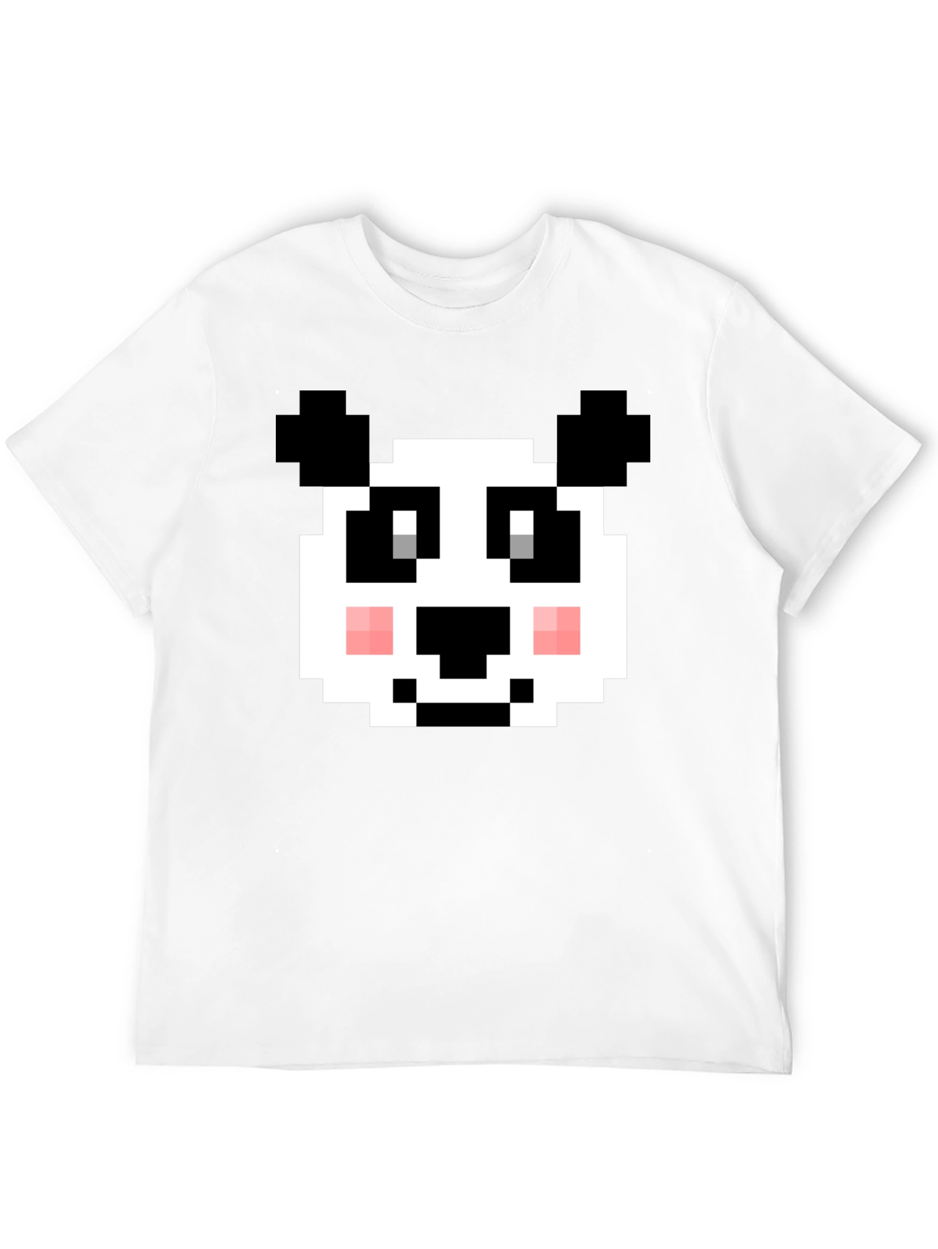 Black Pixel Panda T-Shirt - Gamer Style view 12