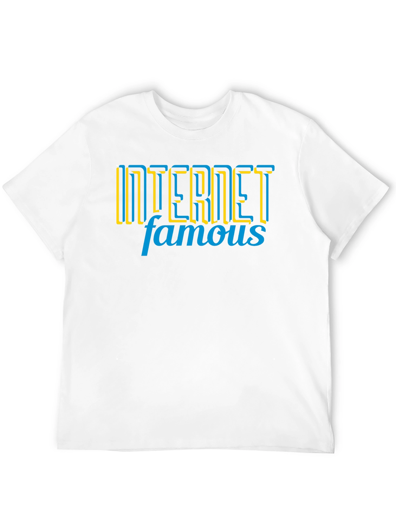 Black Internet Famous Graphic Tee - Black Crew Neck T-Shirt view 12