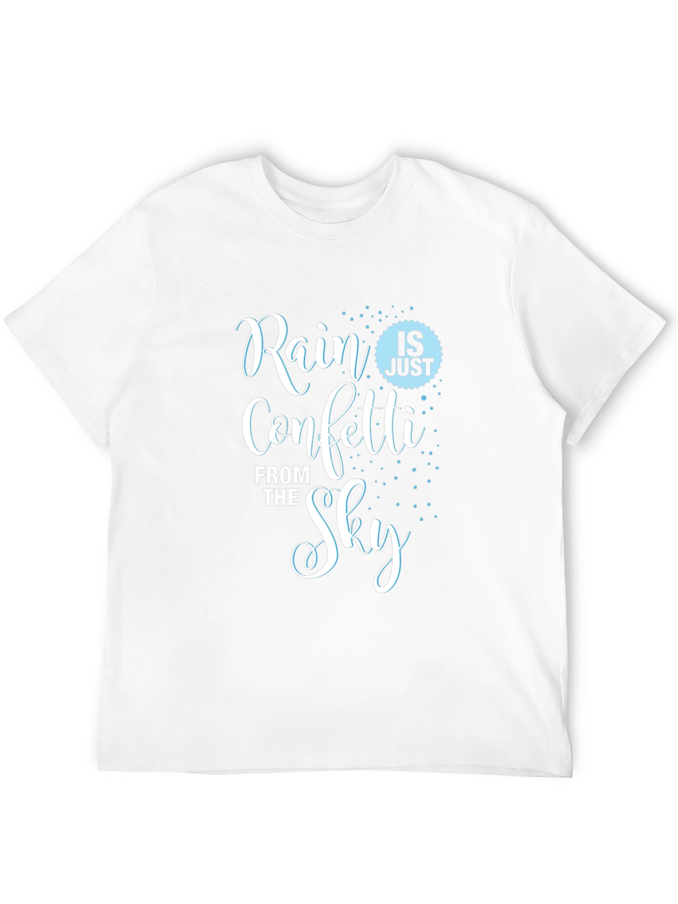 Rain Confetti Sky Graphic T-Shirt - 12