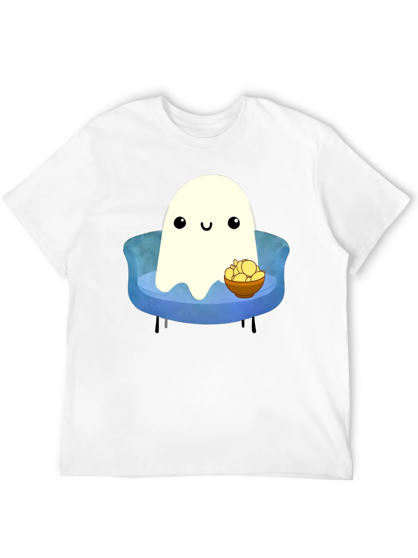 Black Ghost Chips Graphic T-Shirt view 12