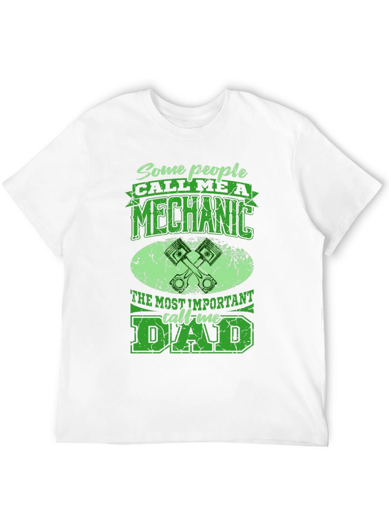 Black Mechanic Dad T-Shirt - Some People Call Me A Mechanic view 12
