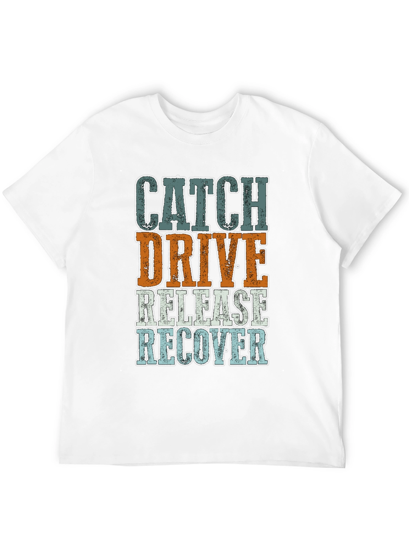 Black Catch Drive Release Recover Graphic Tee view 12