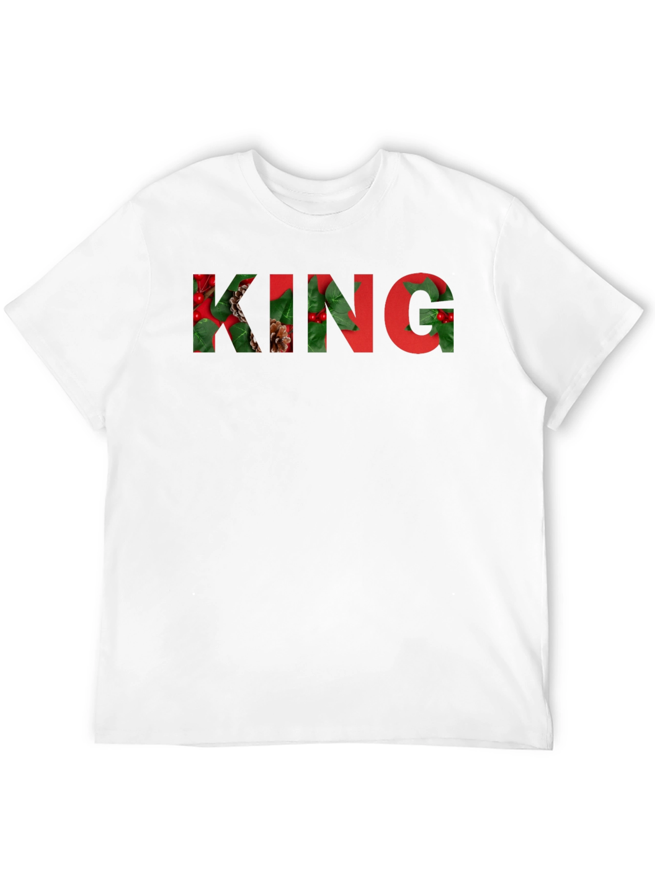 Black King Holiday T-Shirt - Festive Design view 12