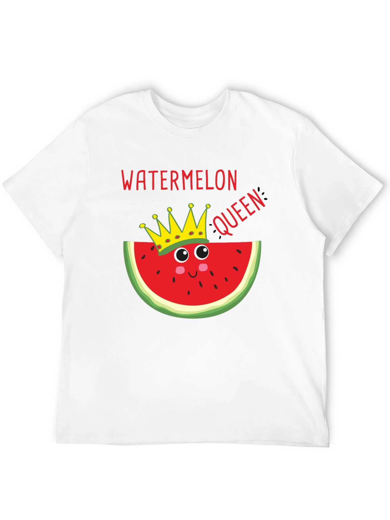 Black Watermelon Queen T-Shirt - Funny Summer Tee view 12