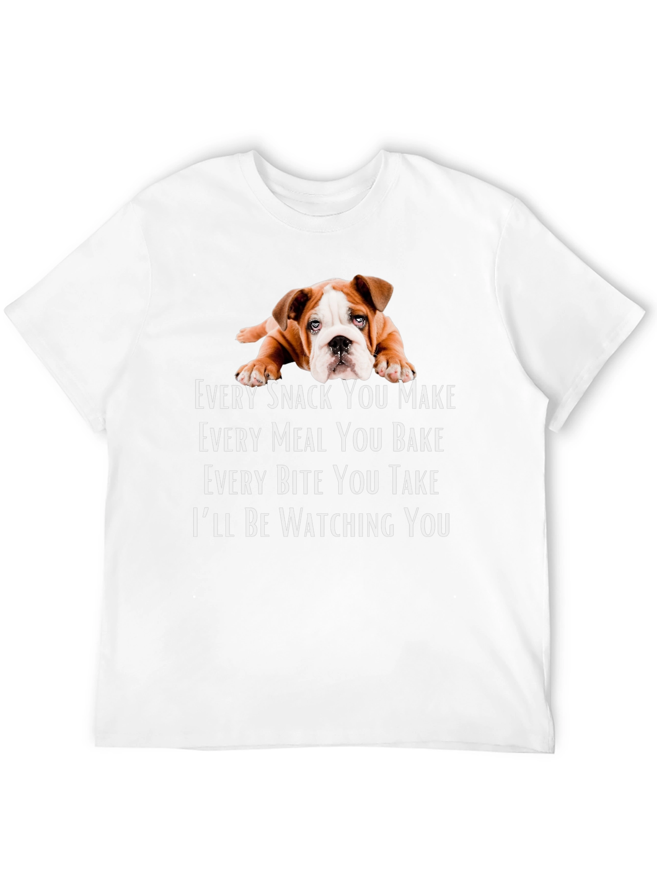 Black Dog Watching You T-Shirt - Funny Pet Lover Tee view 12