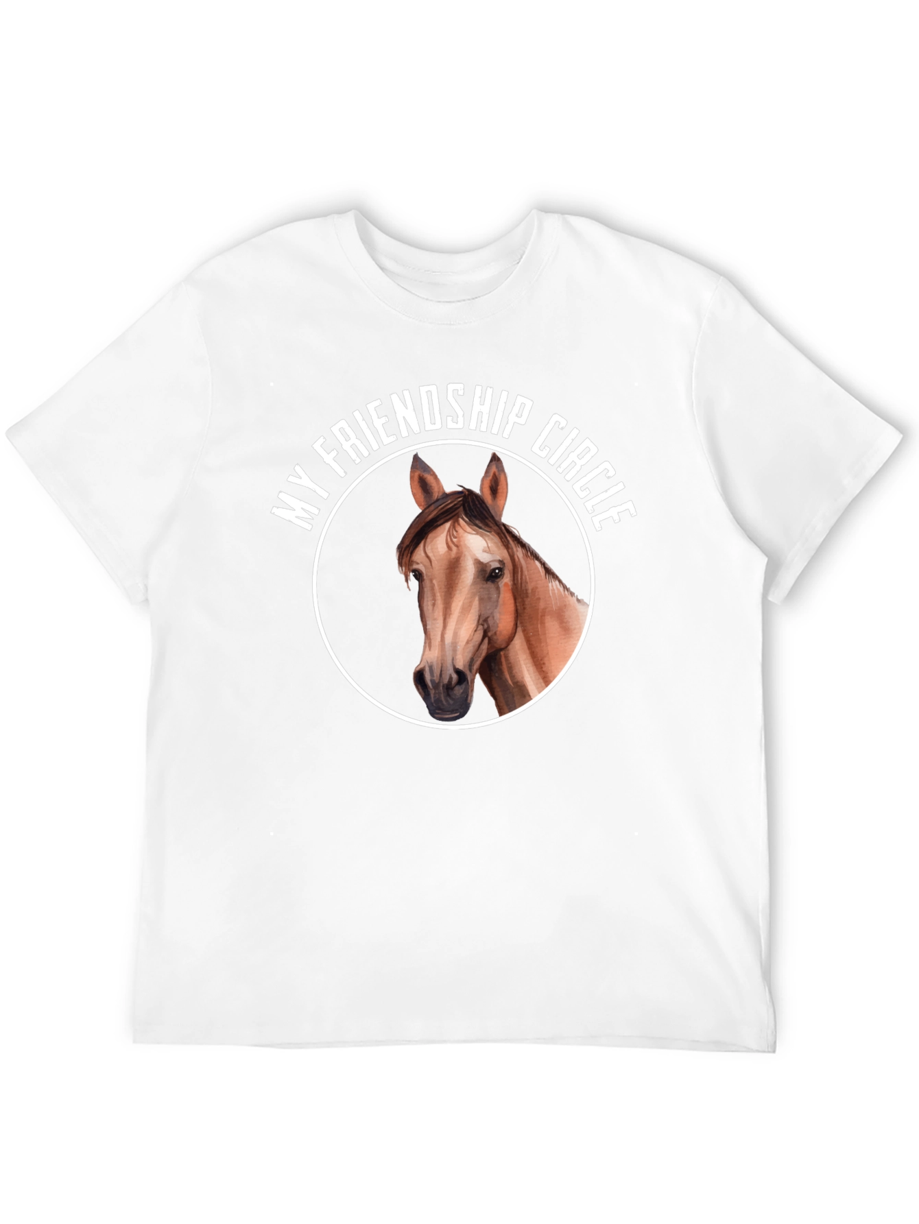 Black Horse Friendship Circle Graphic Tee view 12