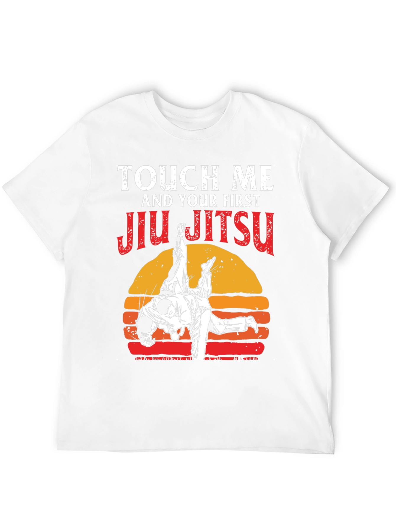 Black Touch Me Jiu Jitsu Graphic Tee view 12