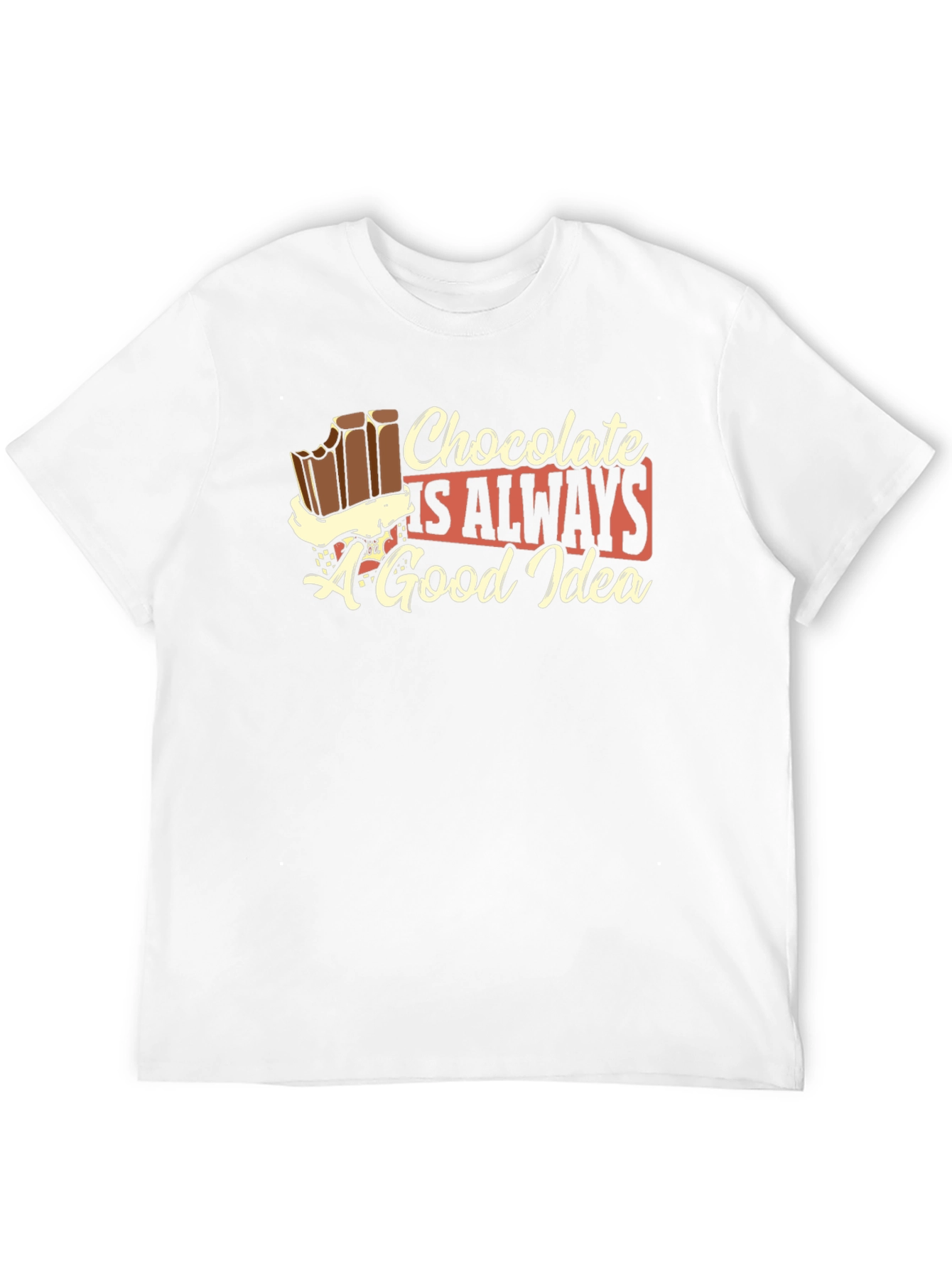 Black Chocolate is Always a Good Idea Black T-Shirt view 12