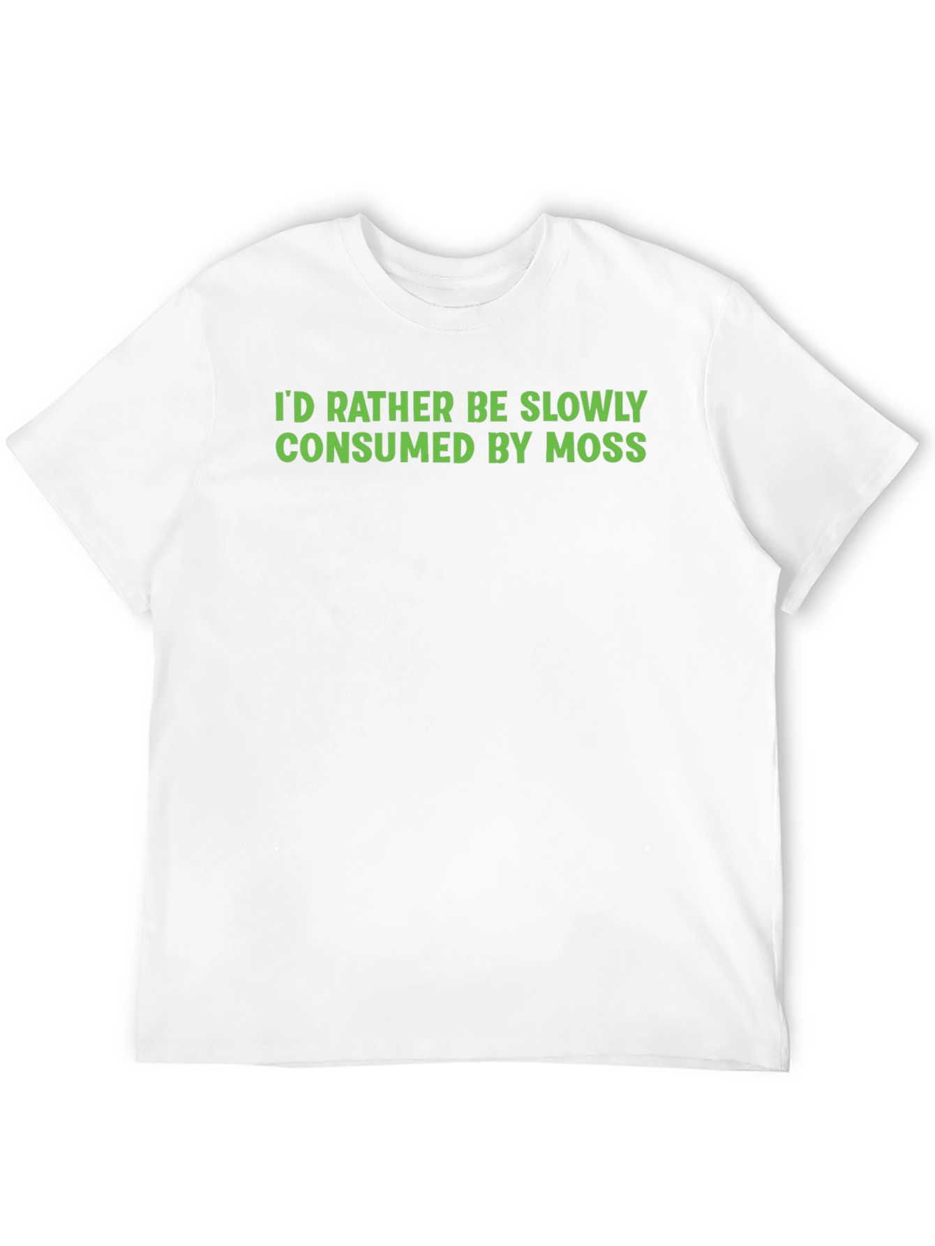 Black Consumed By Moss Funny Graphic Tee view 12