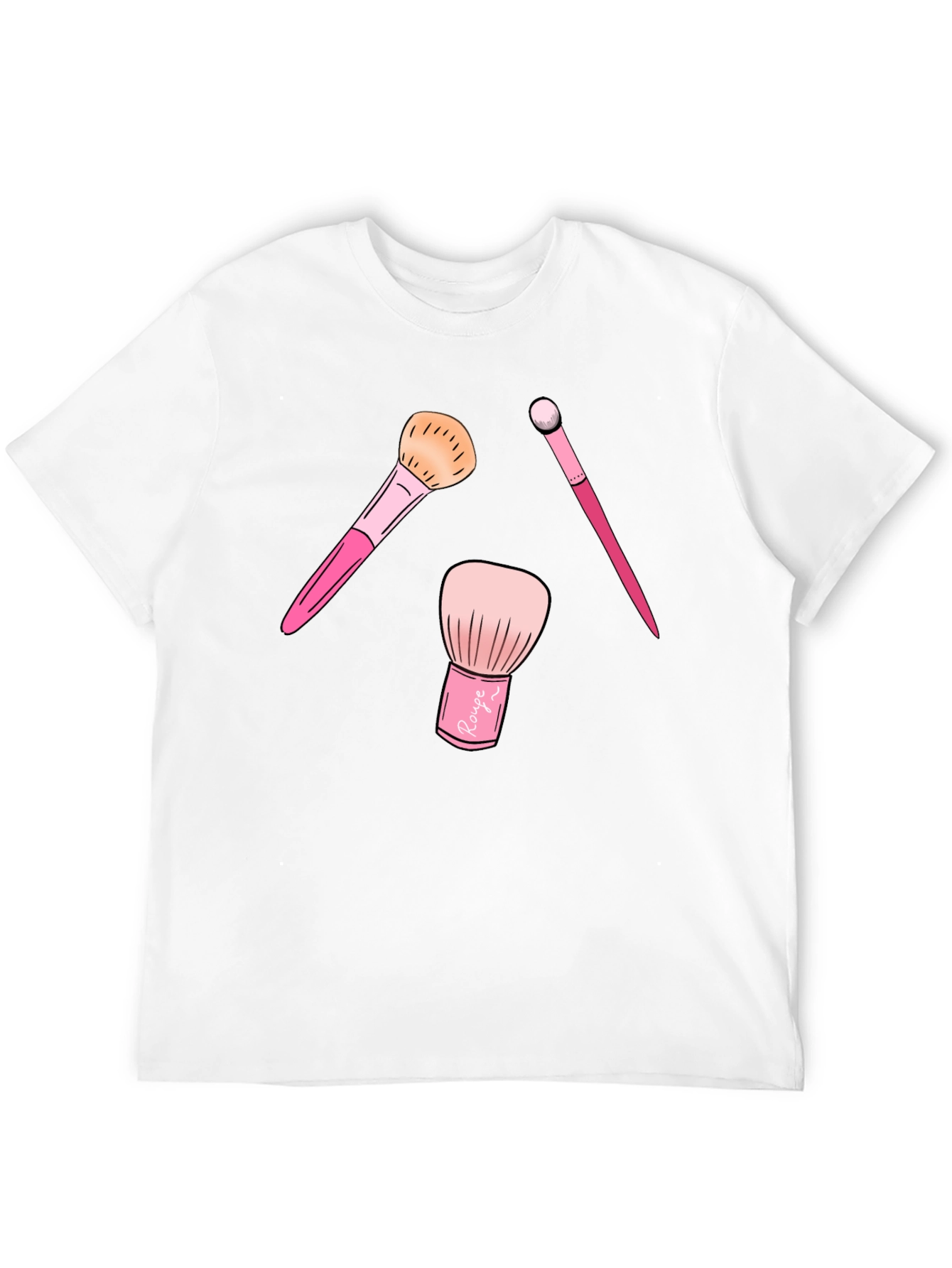 Black Makeup Brush T-Shirt - Stylish Graphic Tee view 12