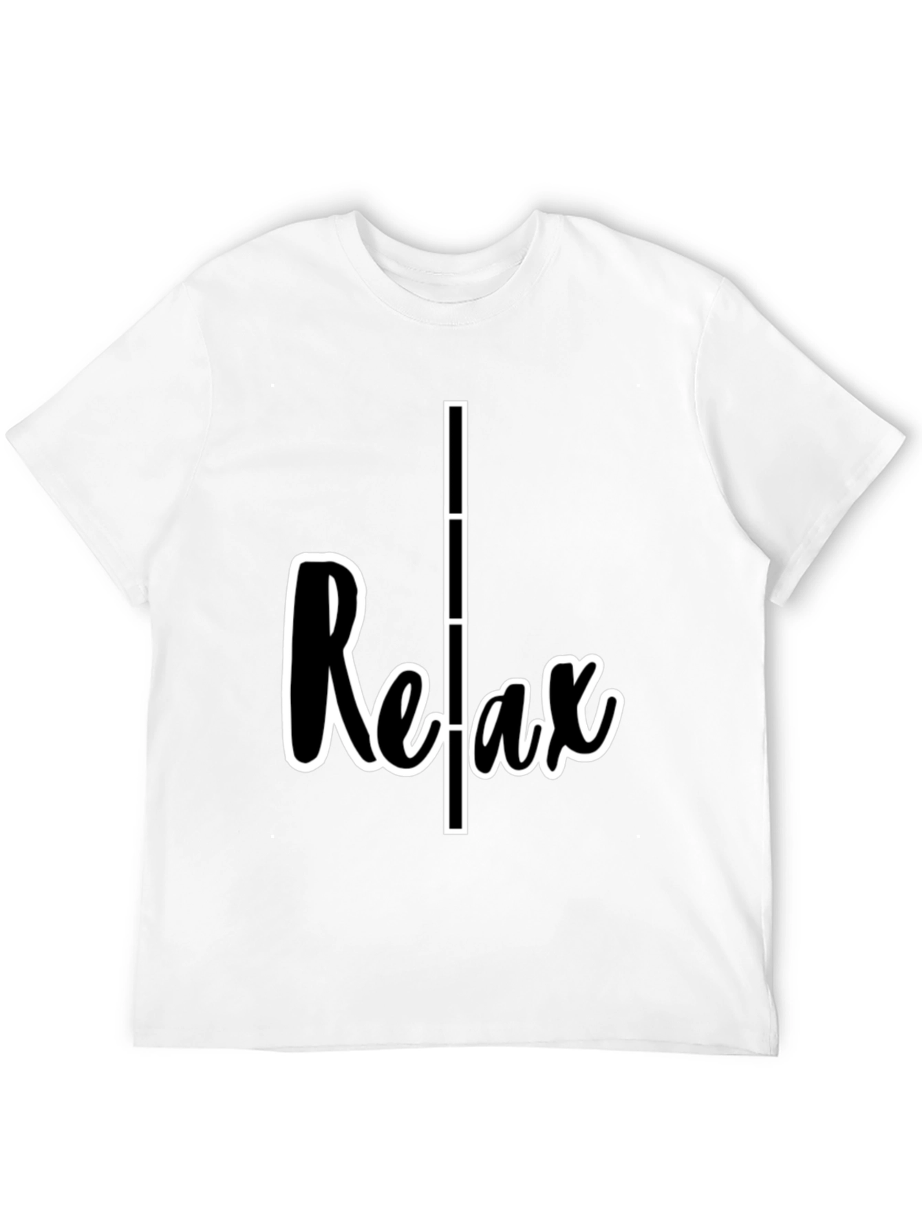 Black Relax Graphic T-Shirt - Casual Comfort view 12