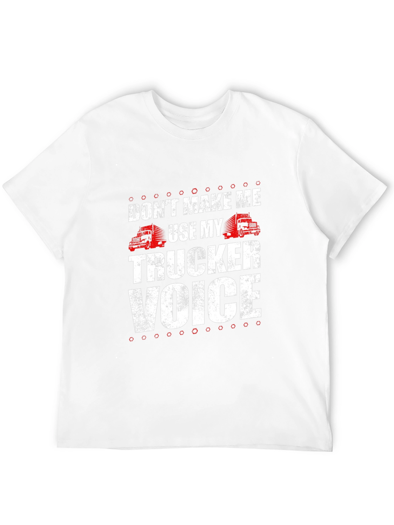 Black Don't Make Me Use My Trucker Voice T-Shirt view 12