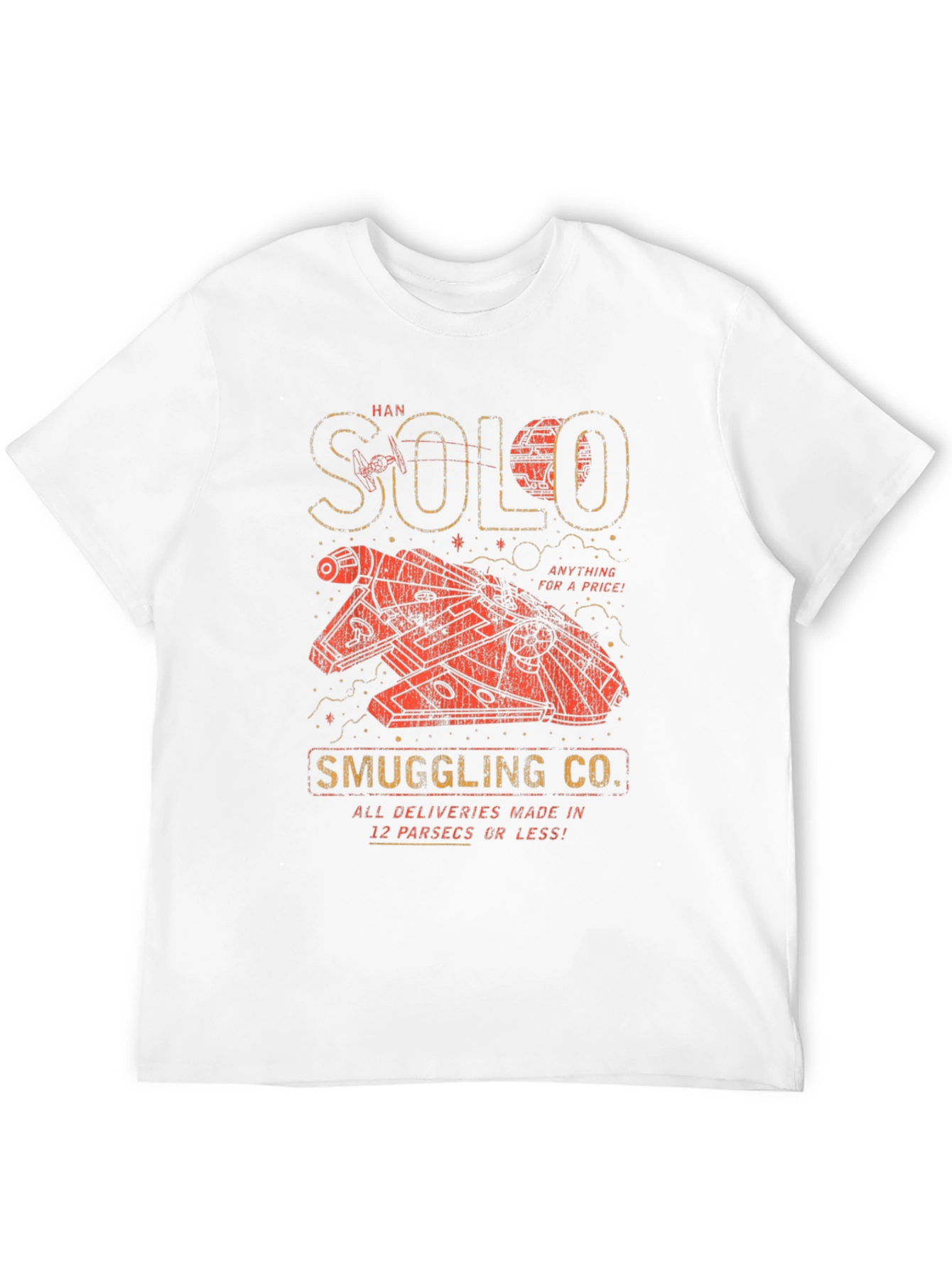 Black Han Solo Smuggling Co. T-Shirt view 12