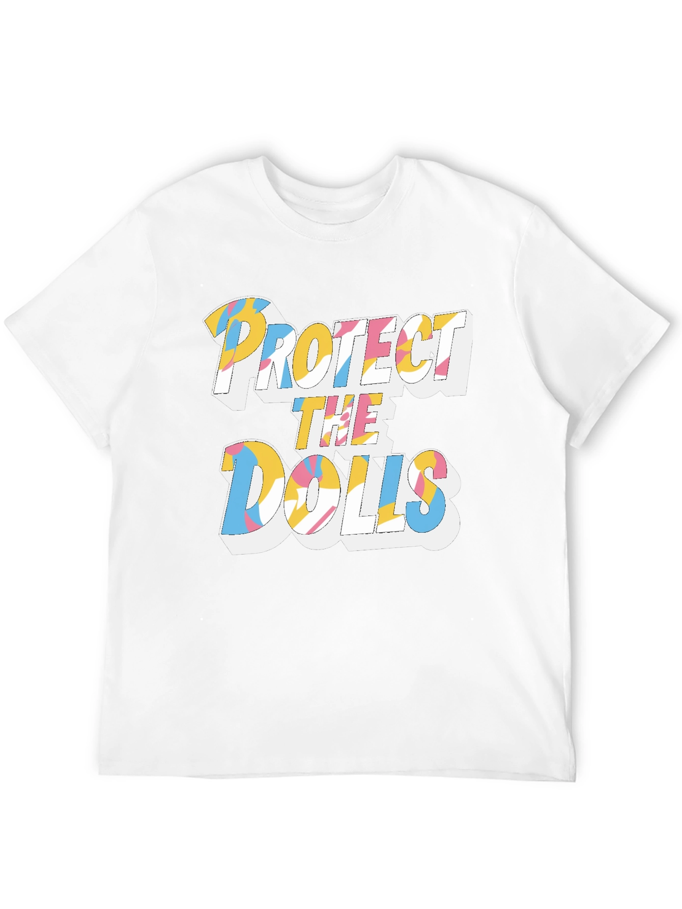 Black Protect the Dolls Graphic Print Tee view 12