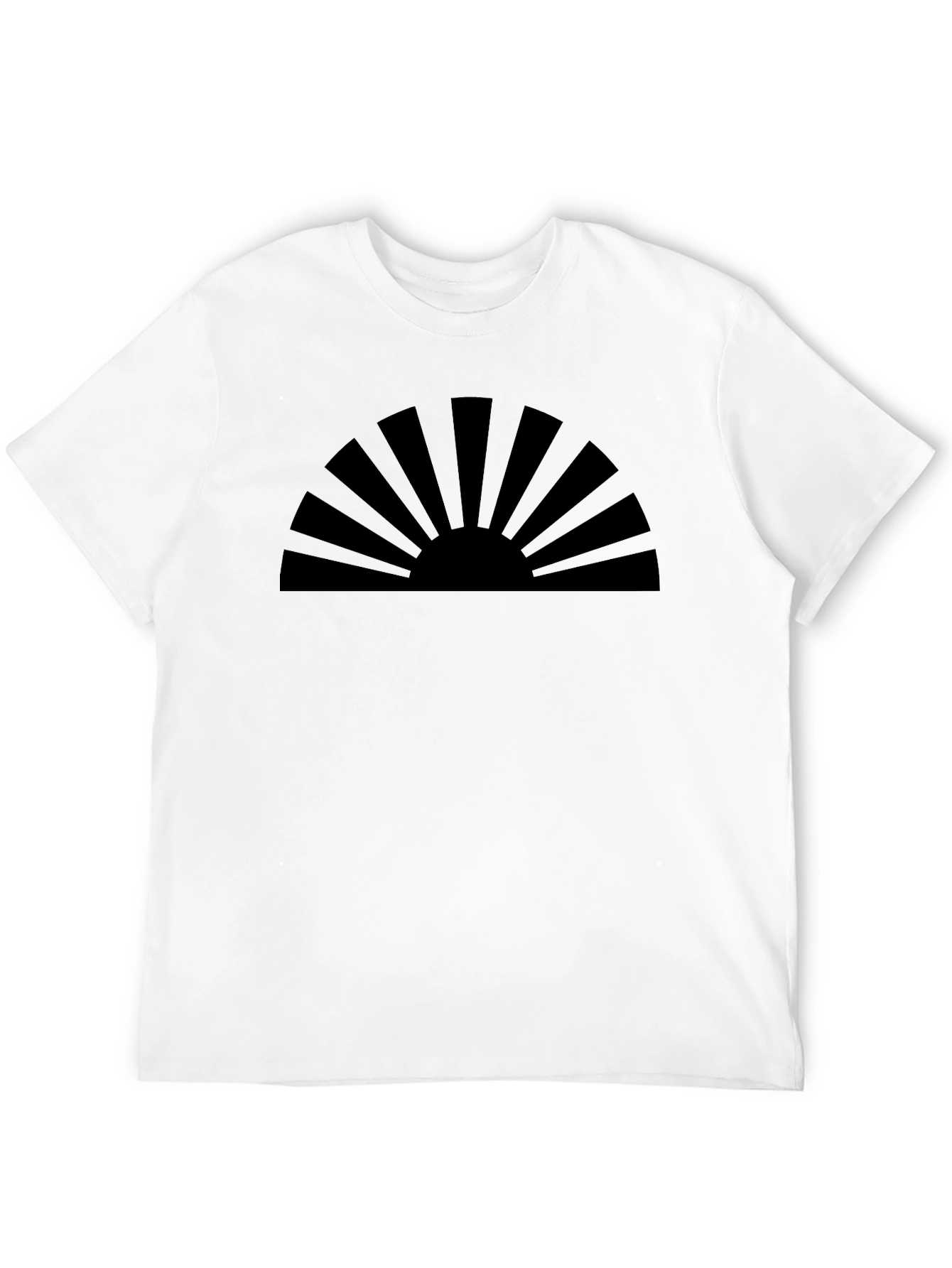 Black Rising Sun Graphic Tee - Stylish Black Cotton Blend Shirt view 12