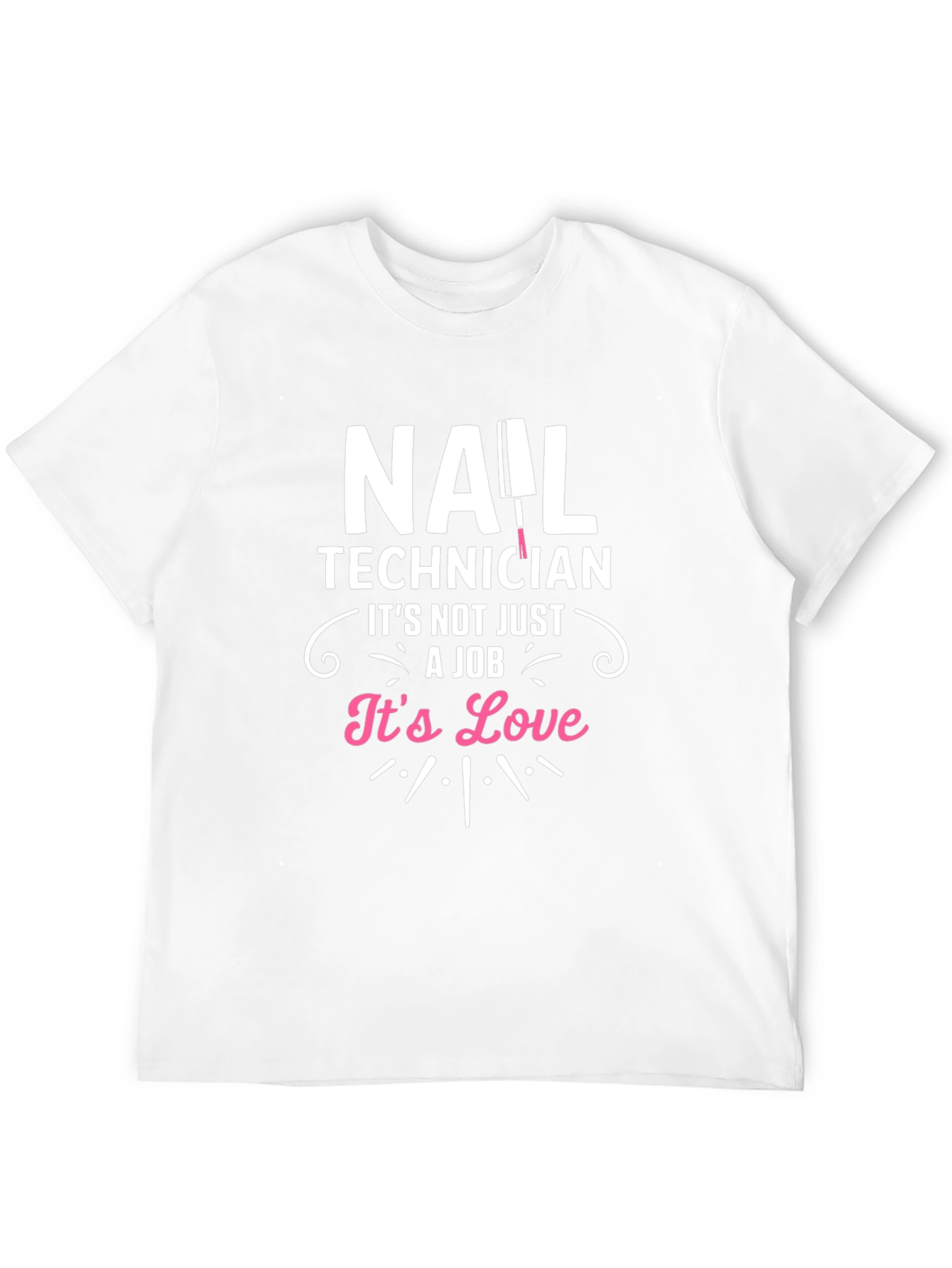 Nail Technician Love T-Shirt - Black - 12