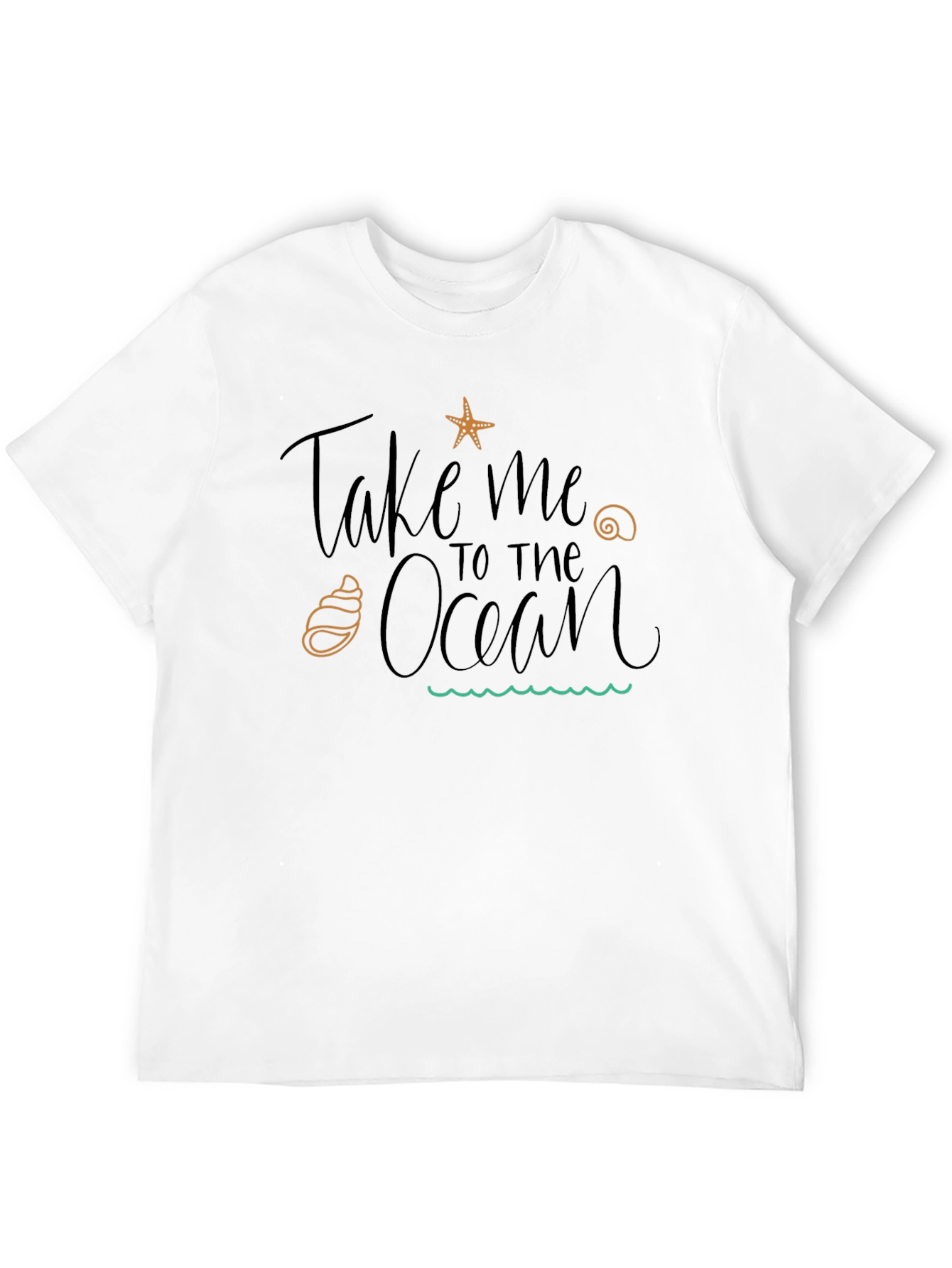 Black Take Me to the Ocean Black T-Shirt view 12