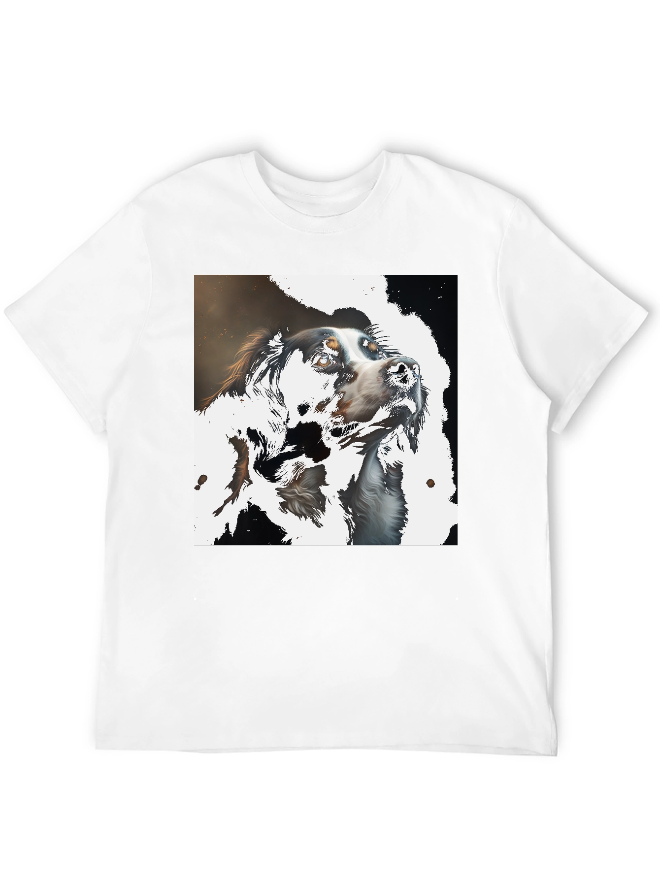 Black Dog Art T-Shirt - Stylish Canine Graphic Tee view 12