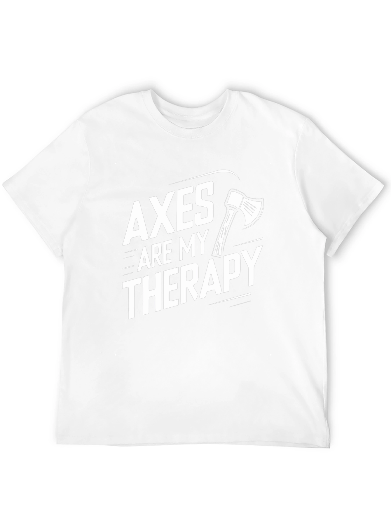 Black Axes Are My Therapy Funny Graphic T-Shirt view 12