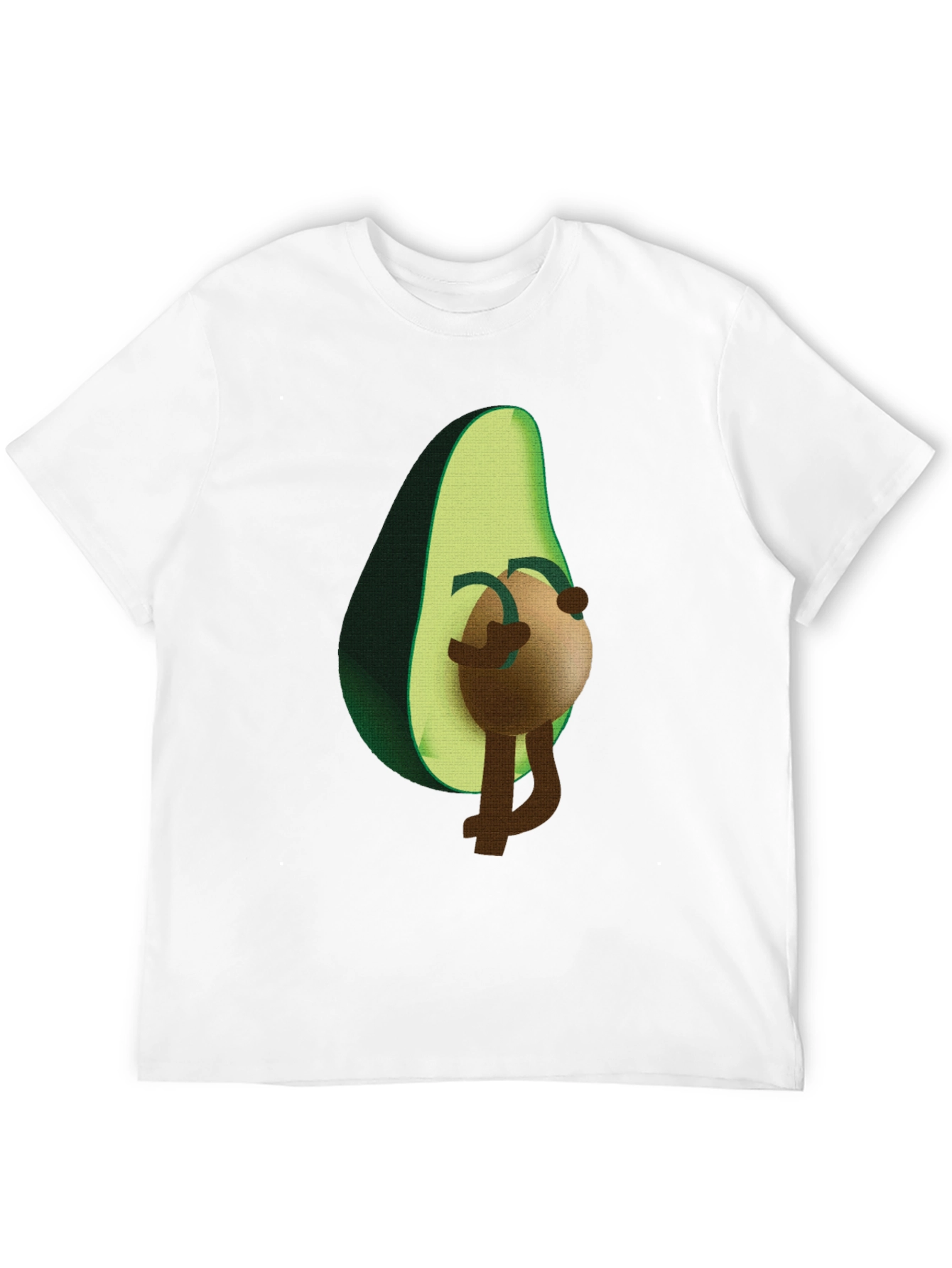 Black Funny Avocado T-Shirt - Fruit with Attitude view 12