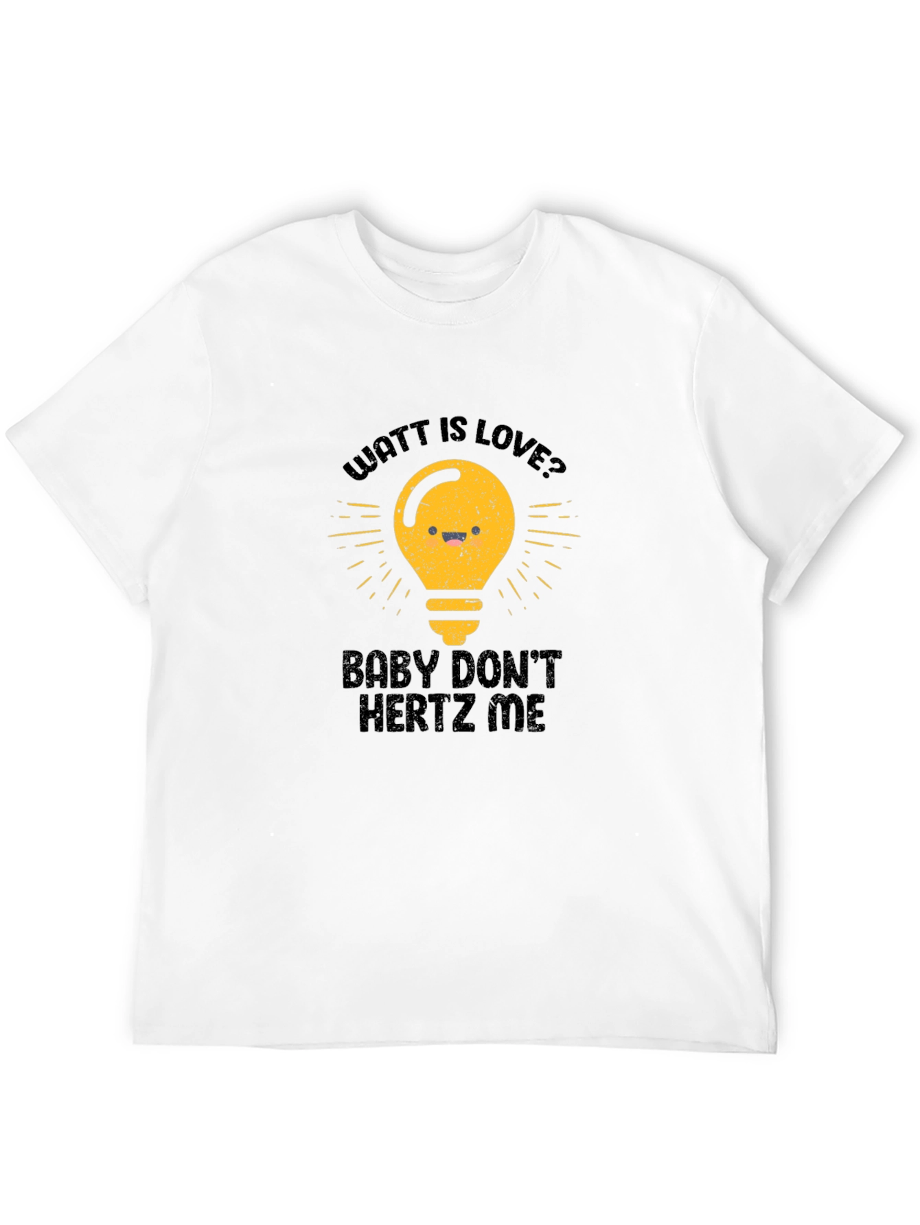 Black Watt is Love T-Shirt - Funny Science Pun Tee view 12