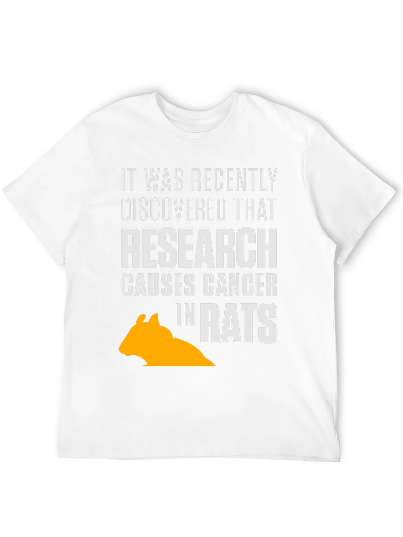Black Research Causes Cancer in Rats T-Shirt view 12