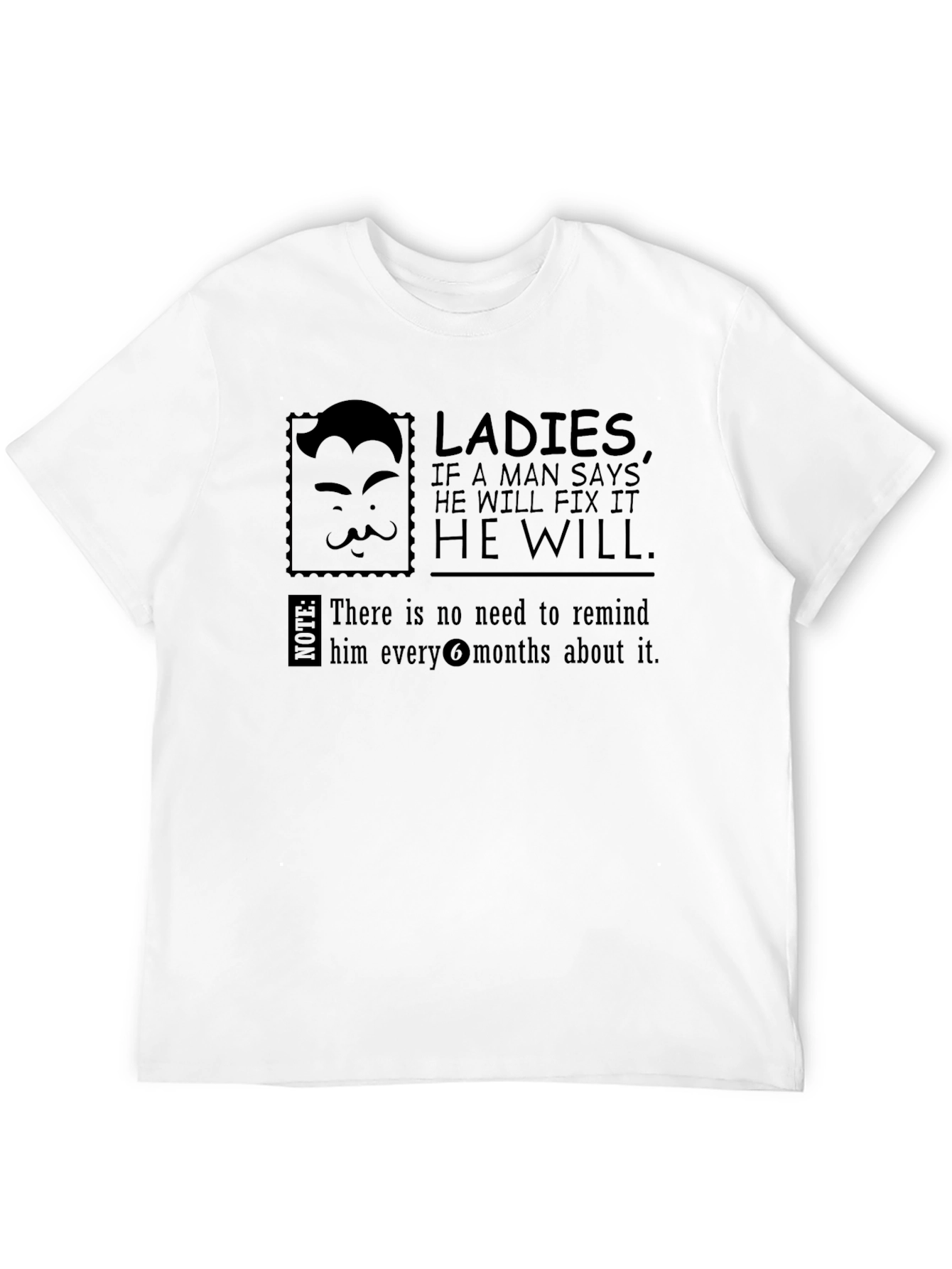Black Ladies, If a Man Says He Will Fix It T-Shirt view 12