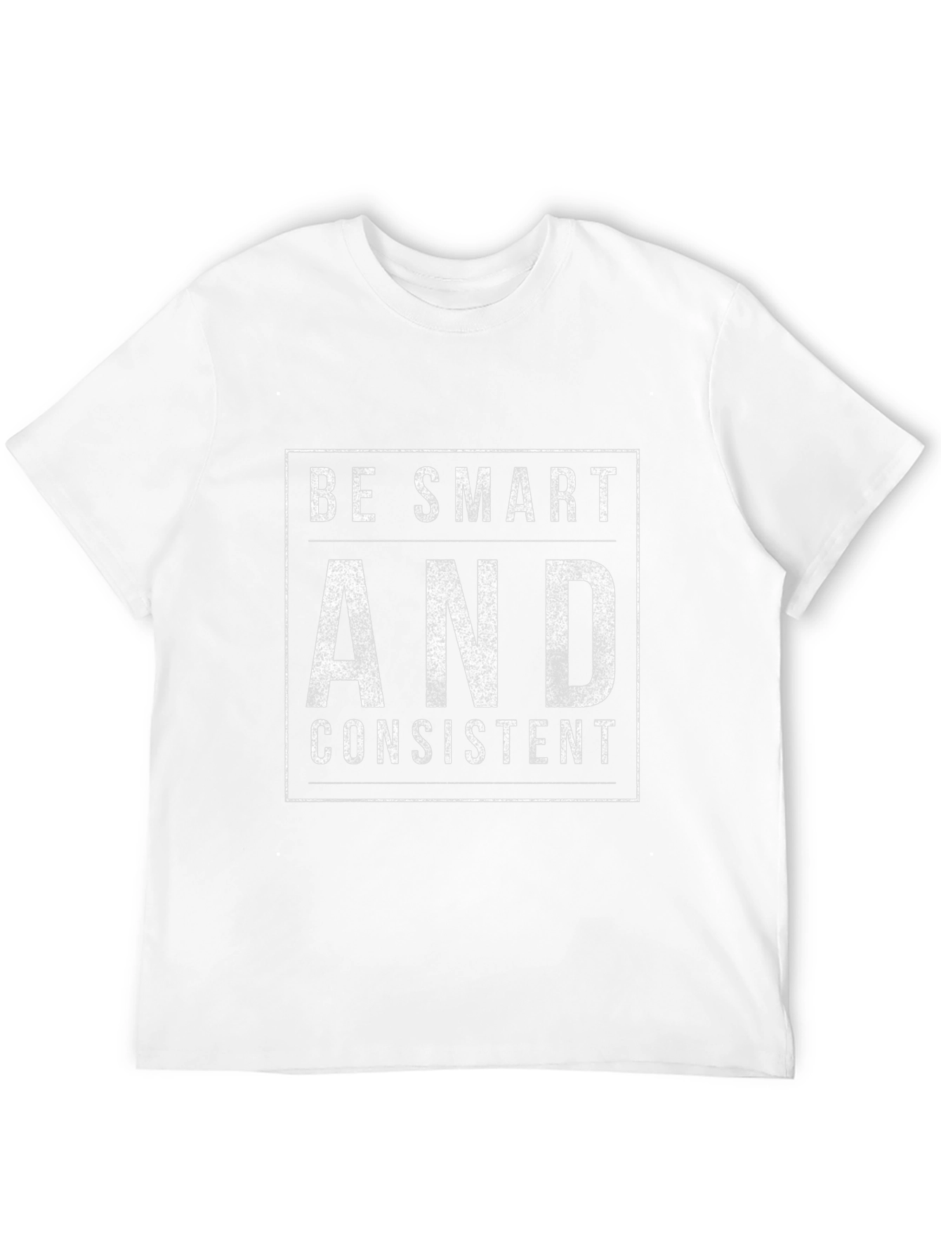 Black Be Smart and Consistent Graphic Tee view 12