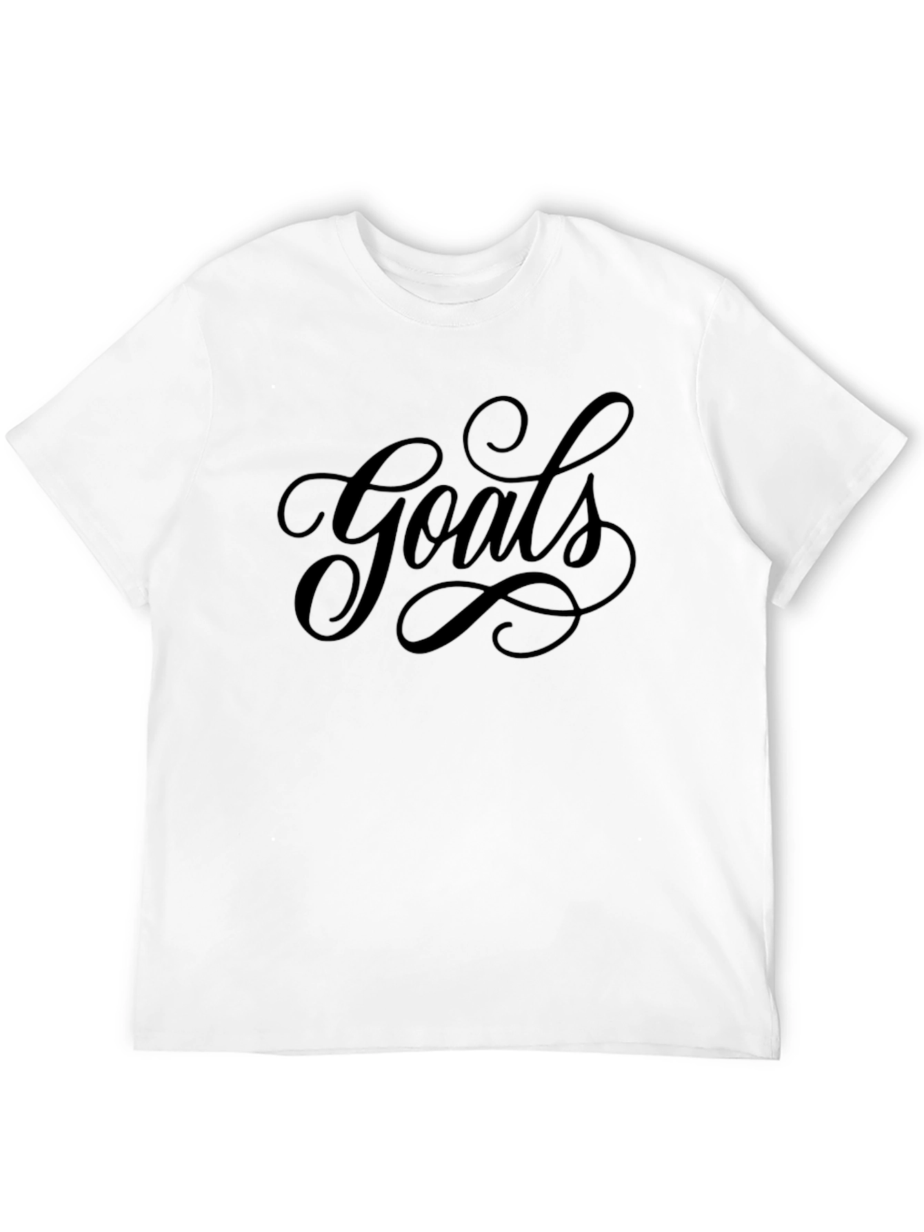 Black Goals T-Shirt - Men's Black Graphic Tee view 12