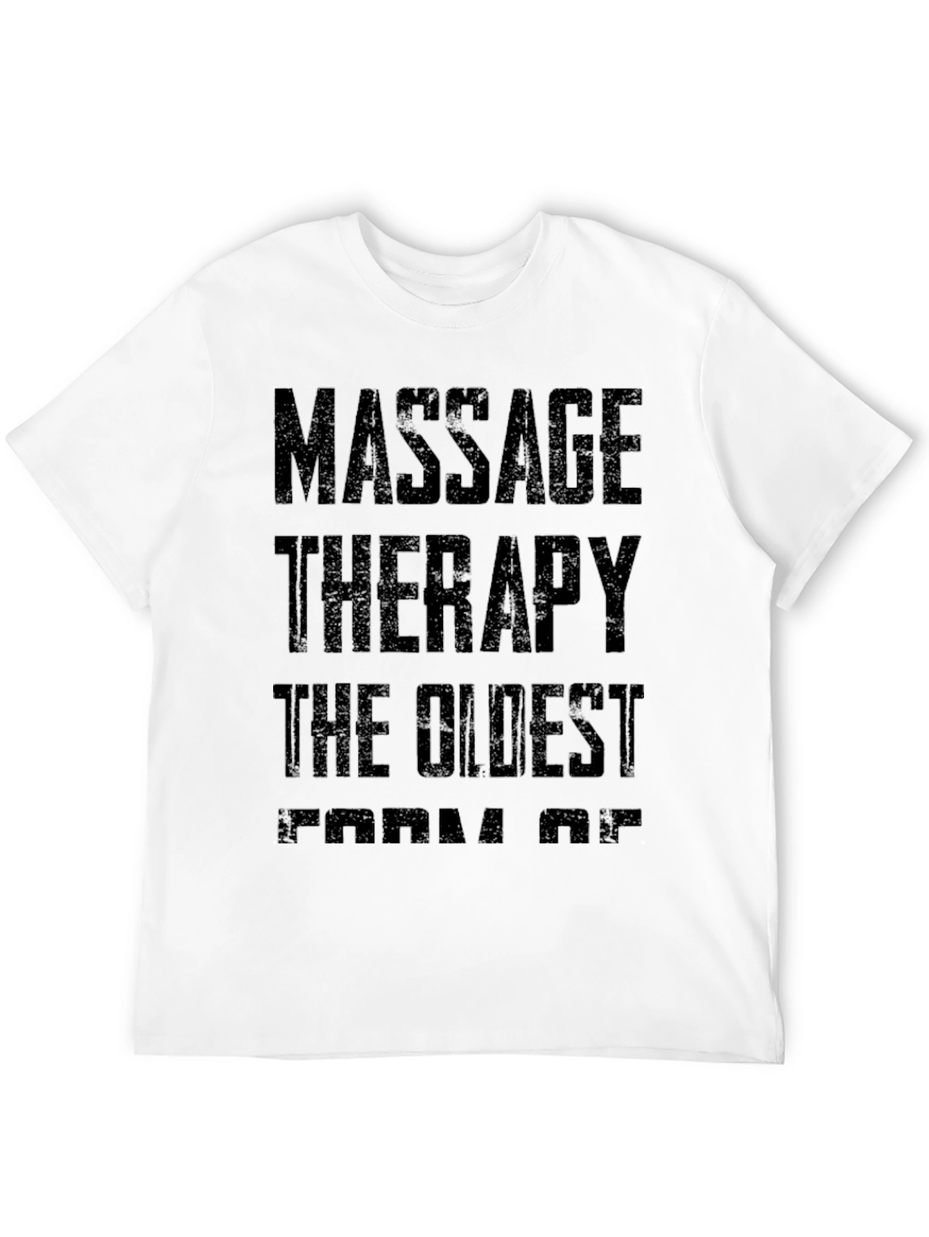 Black Massage Therapy Oldest Form Of Healing Funny T-Shirt view 12