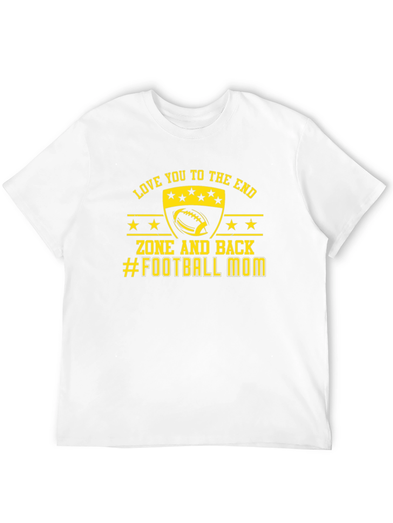 Black Love You to The End Football Mom T-Shirt view 12