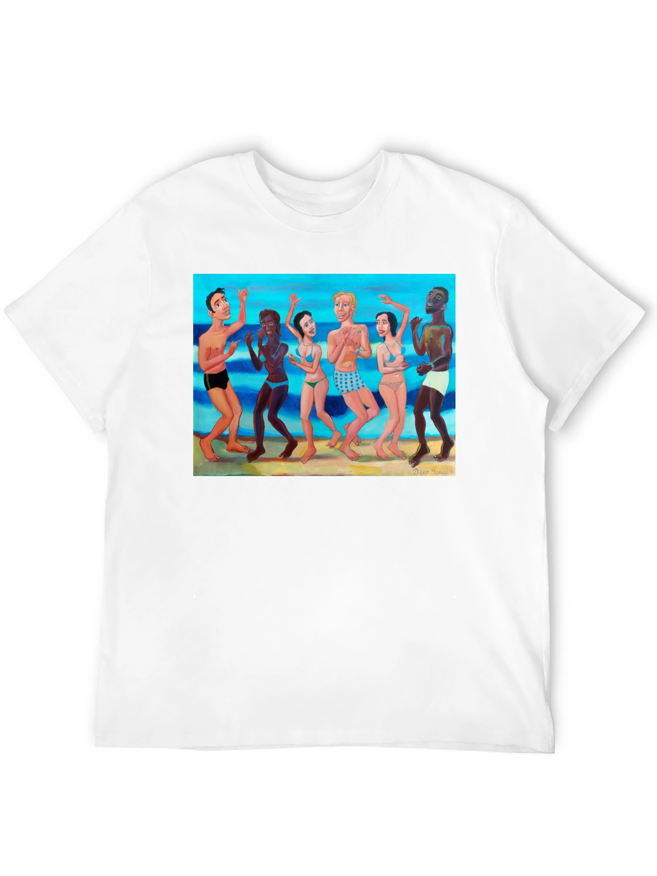Beach Party Graphic Tee - Crew Neck - 12