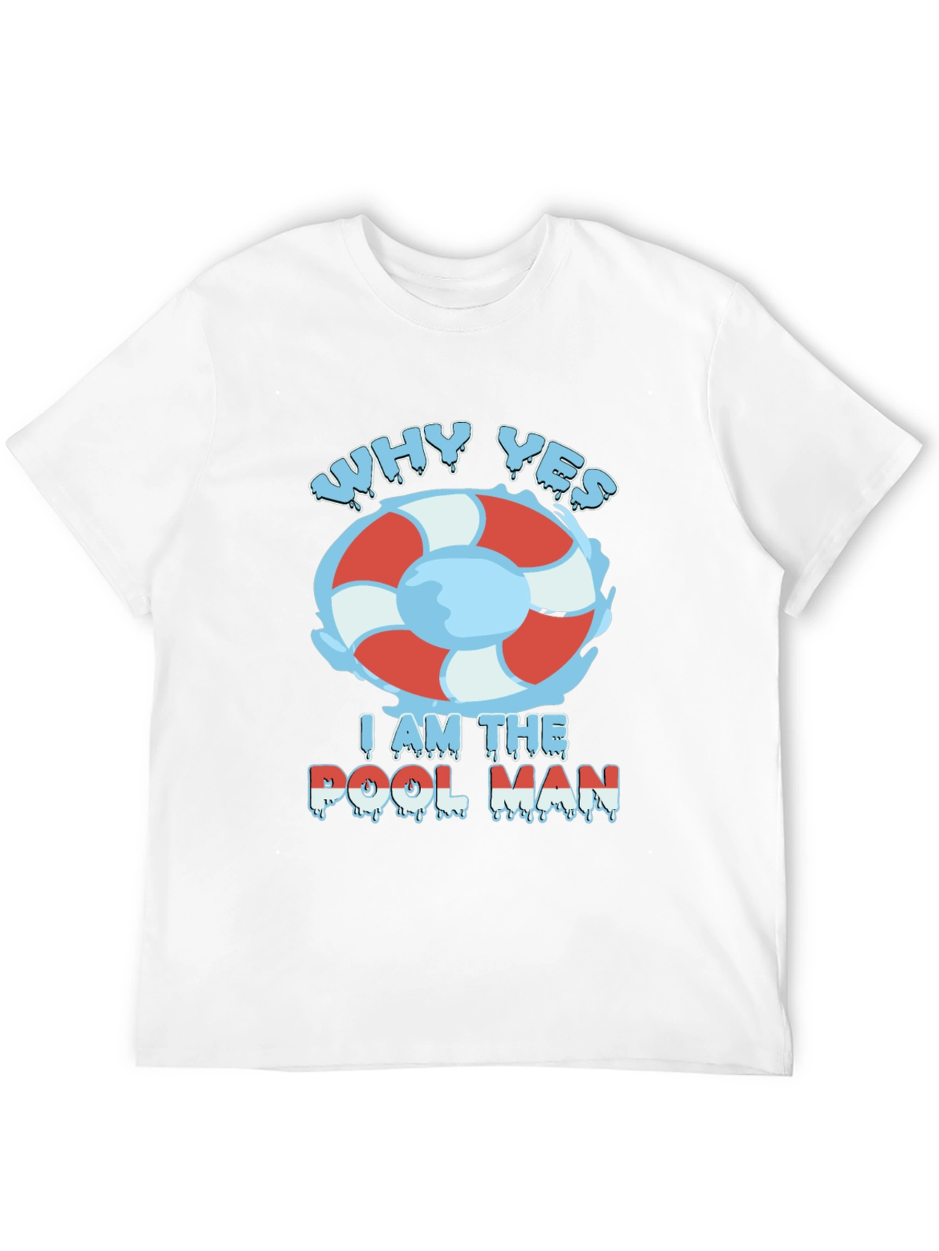 Black Pool Man Graphic Tee - Summer Ready! view 12