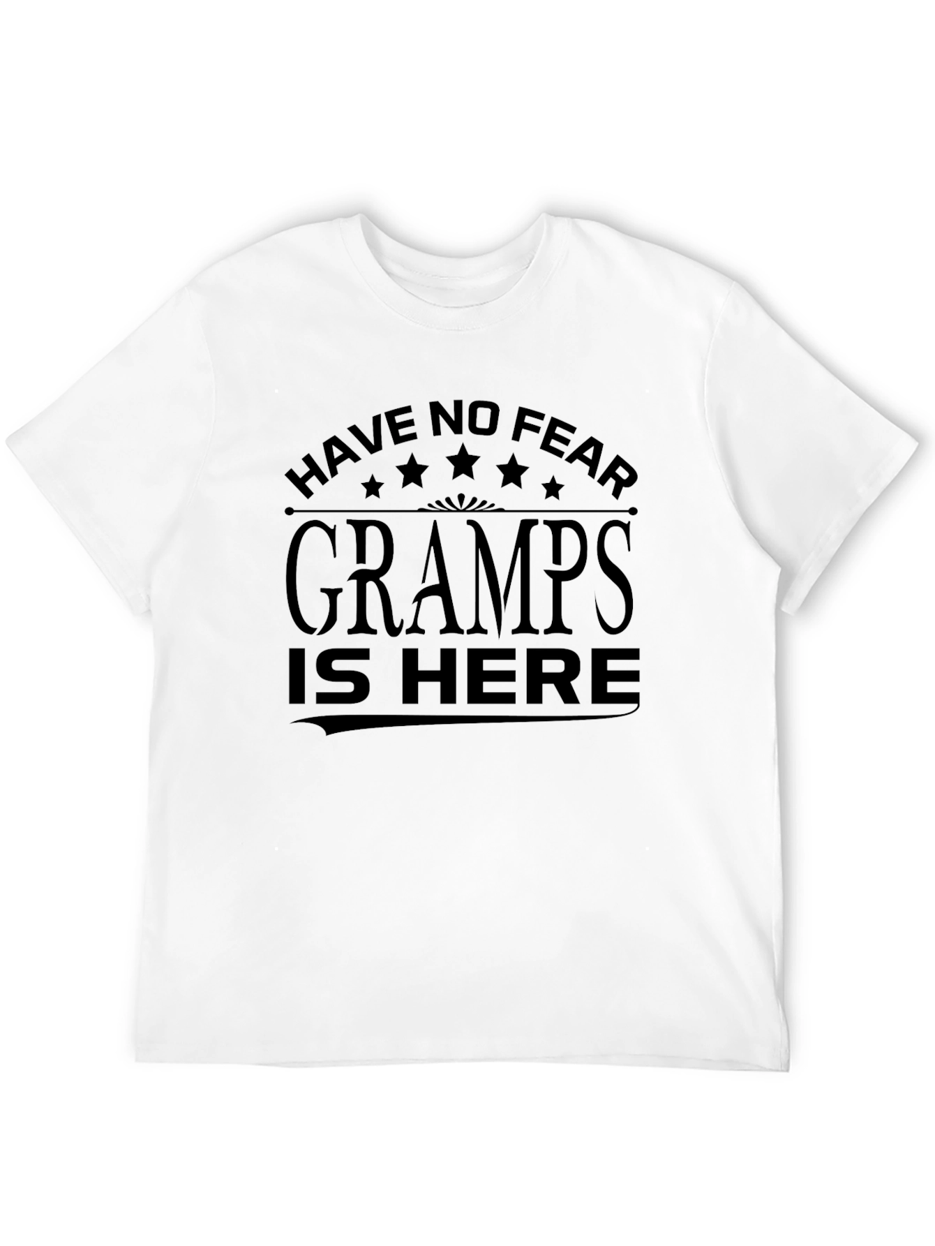 Black Gramps Is Here Black T-Shirt view 12
