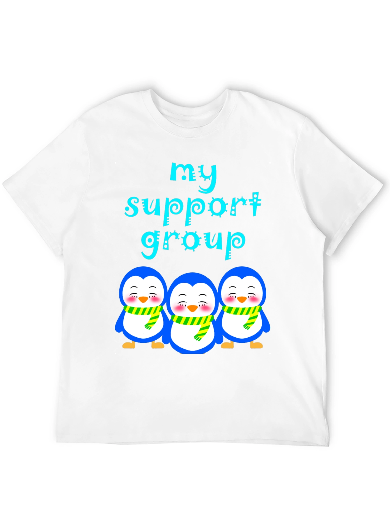Black Penguin Support Group Graphic Tee - Unisex view 12
